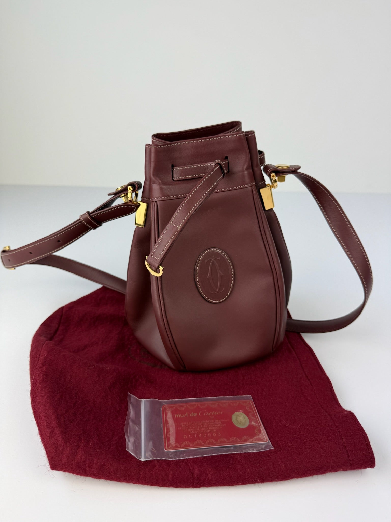 CARTIER MUST DE CARTIER SHOULDERBAG PURSE