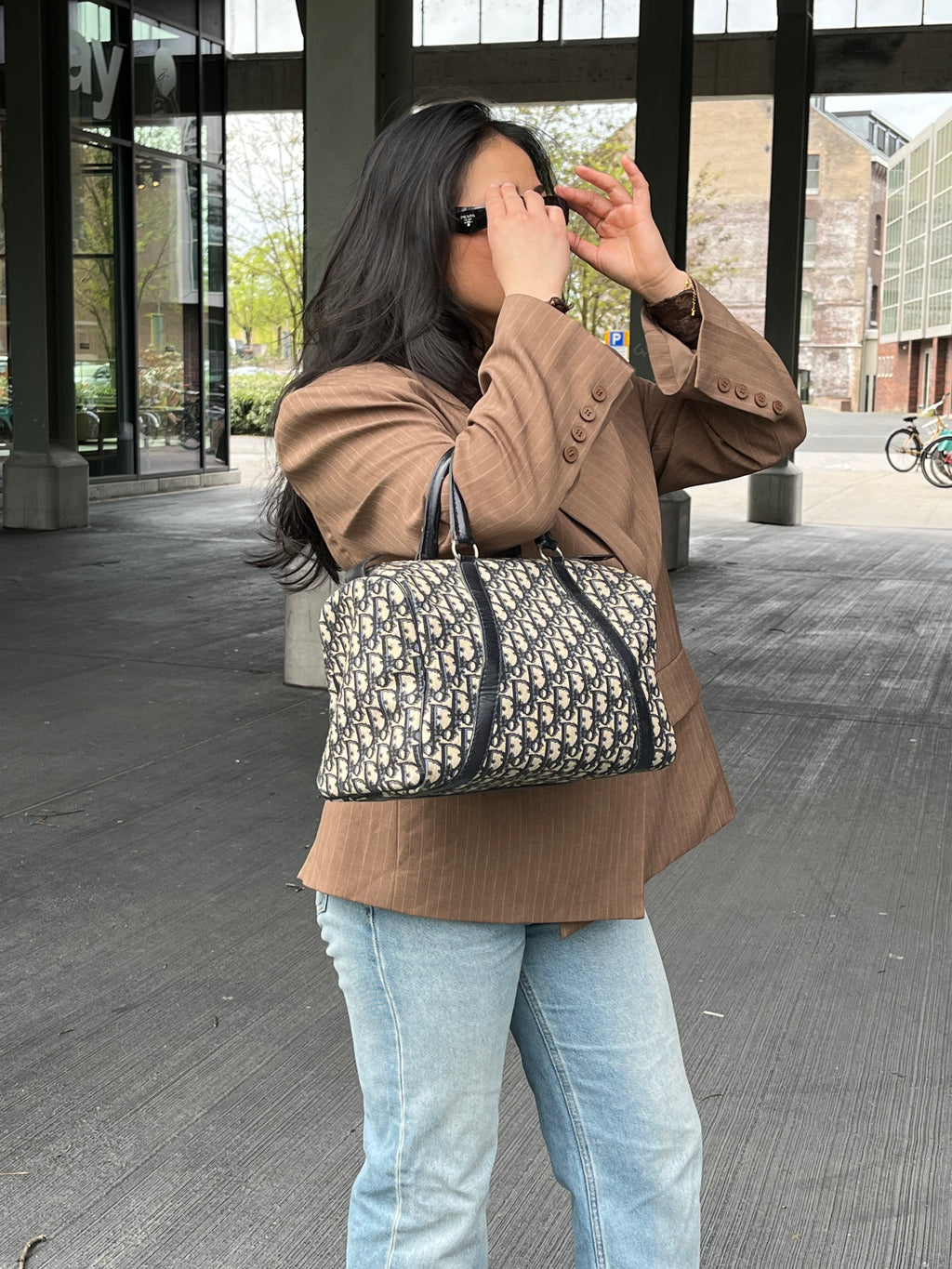 DIOR TROTTER MINI BOSTON BAG