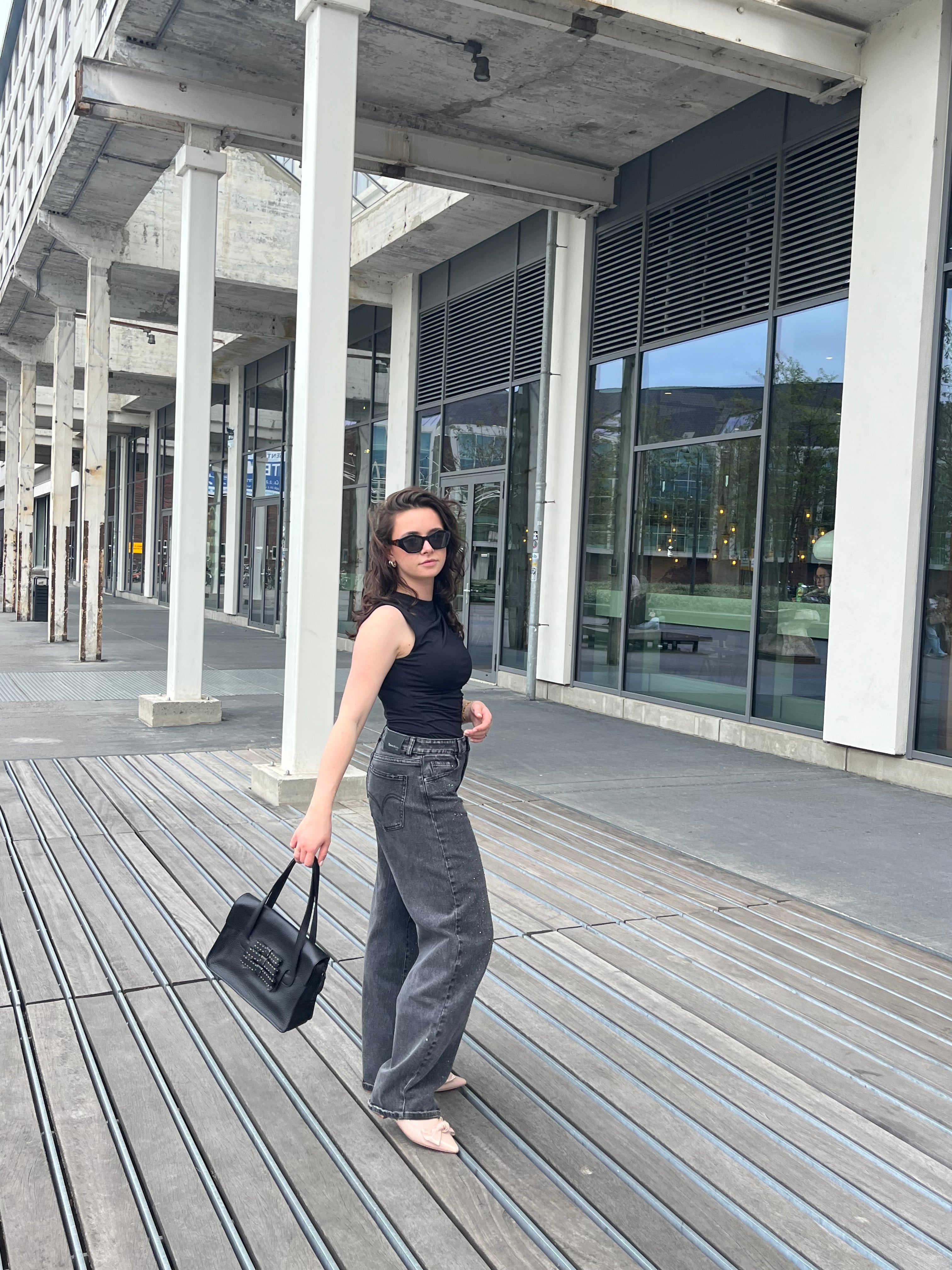 PRADA VITELLO DAINO TRIPLE BOW TOTE