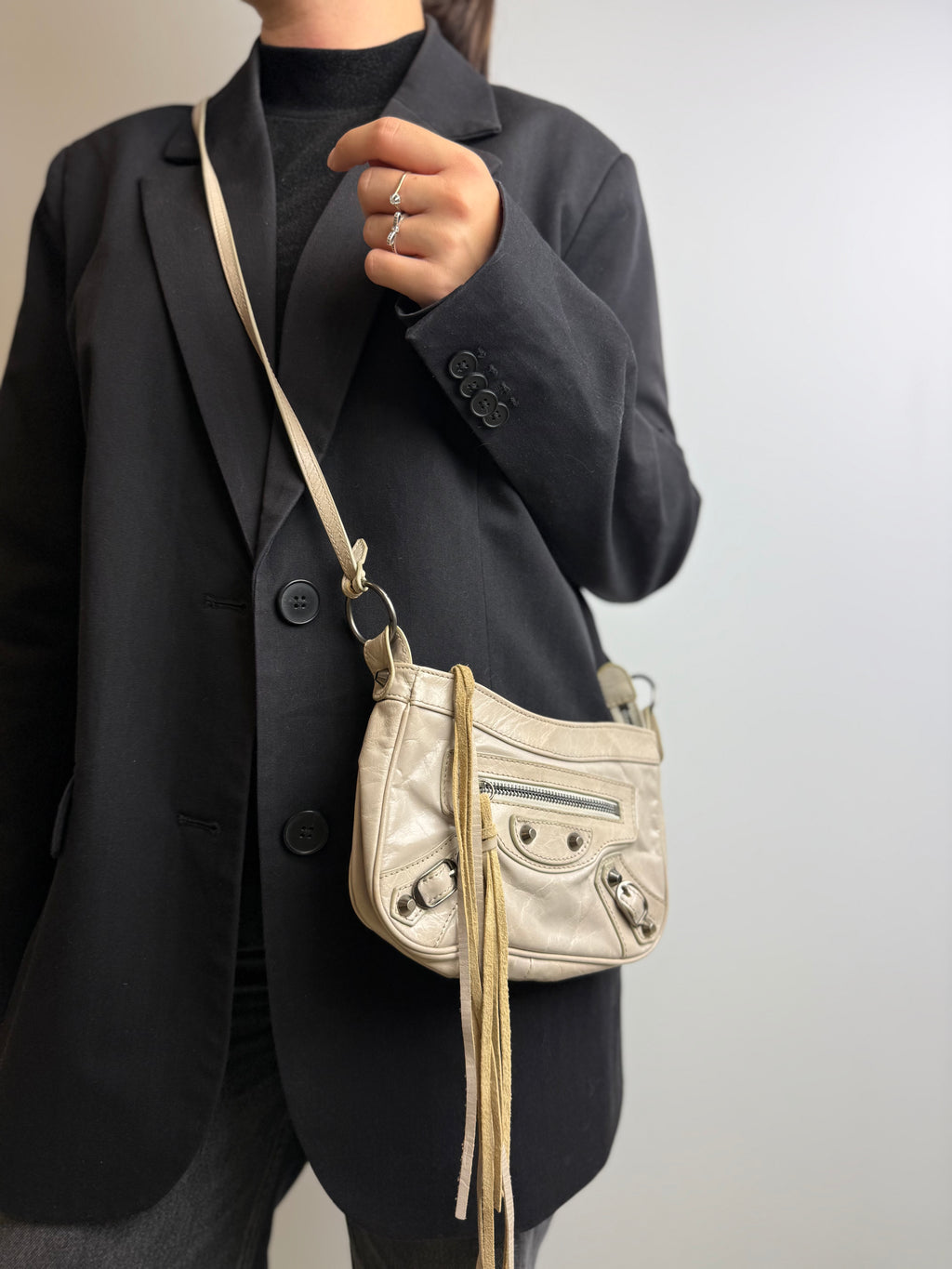 BALENCIAGA GIANT HIP SHOULDER BAG
