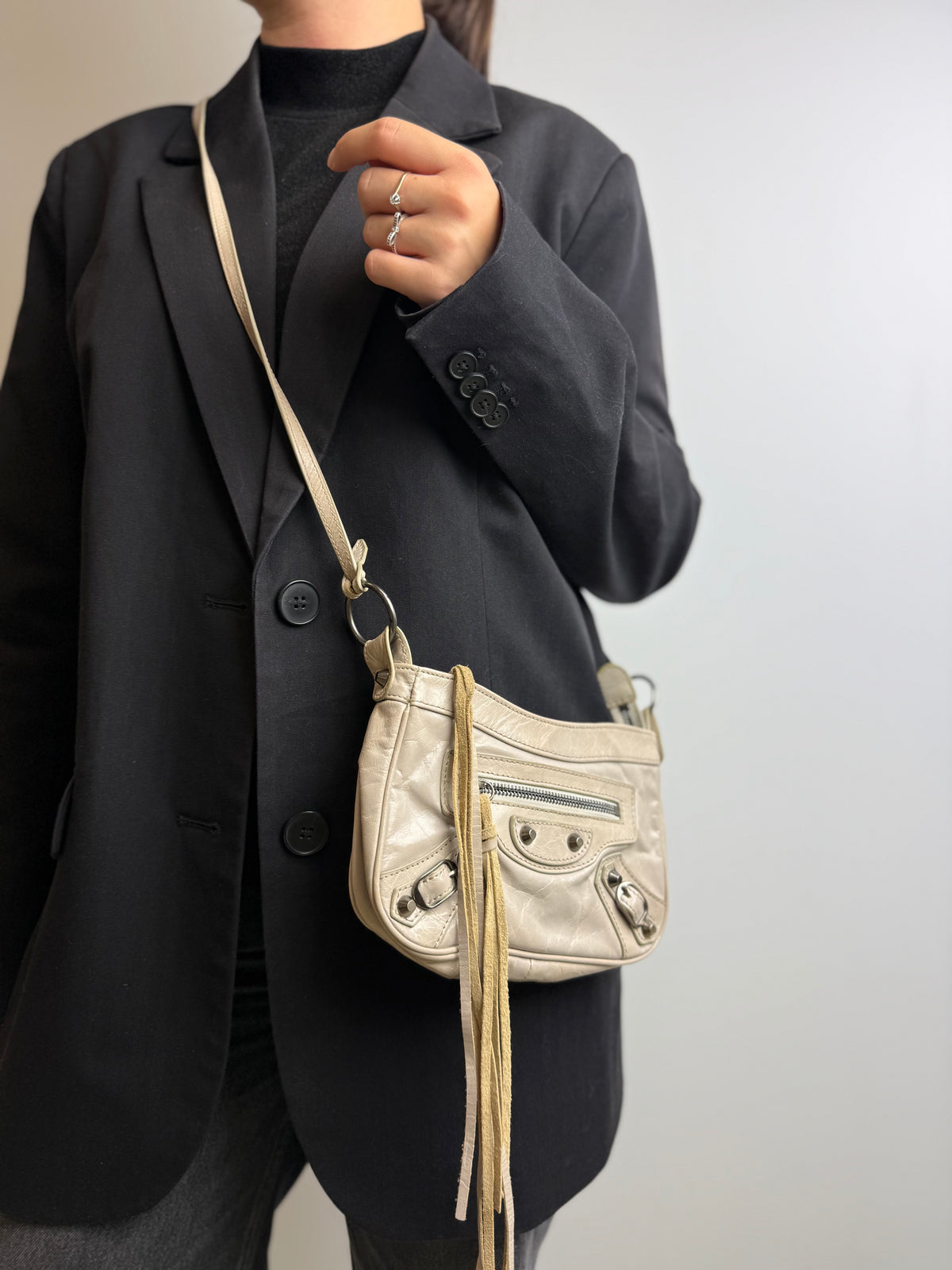 BALENCIAGA GIANT HIP SHOULDER BAG