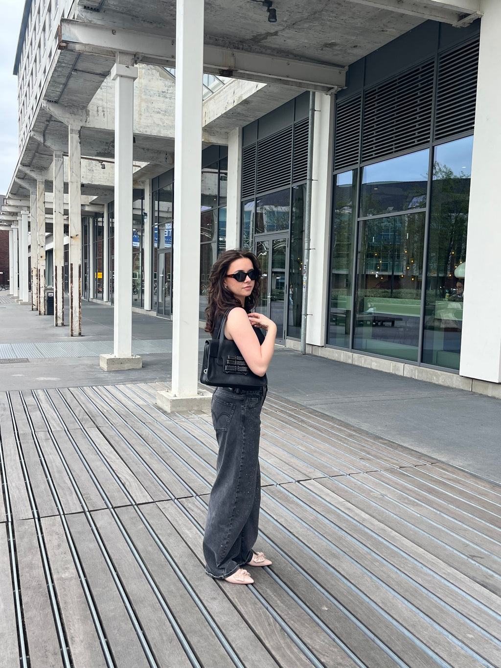 PRADA VITELLO DAINO TRIPLE BOW TOTE