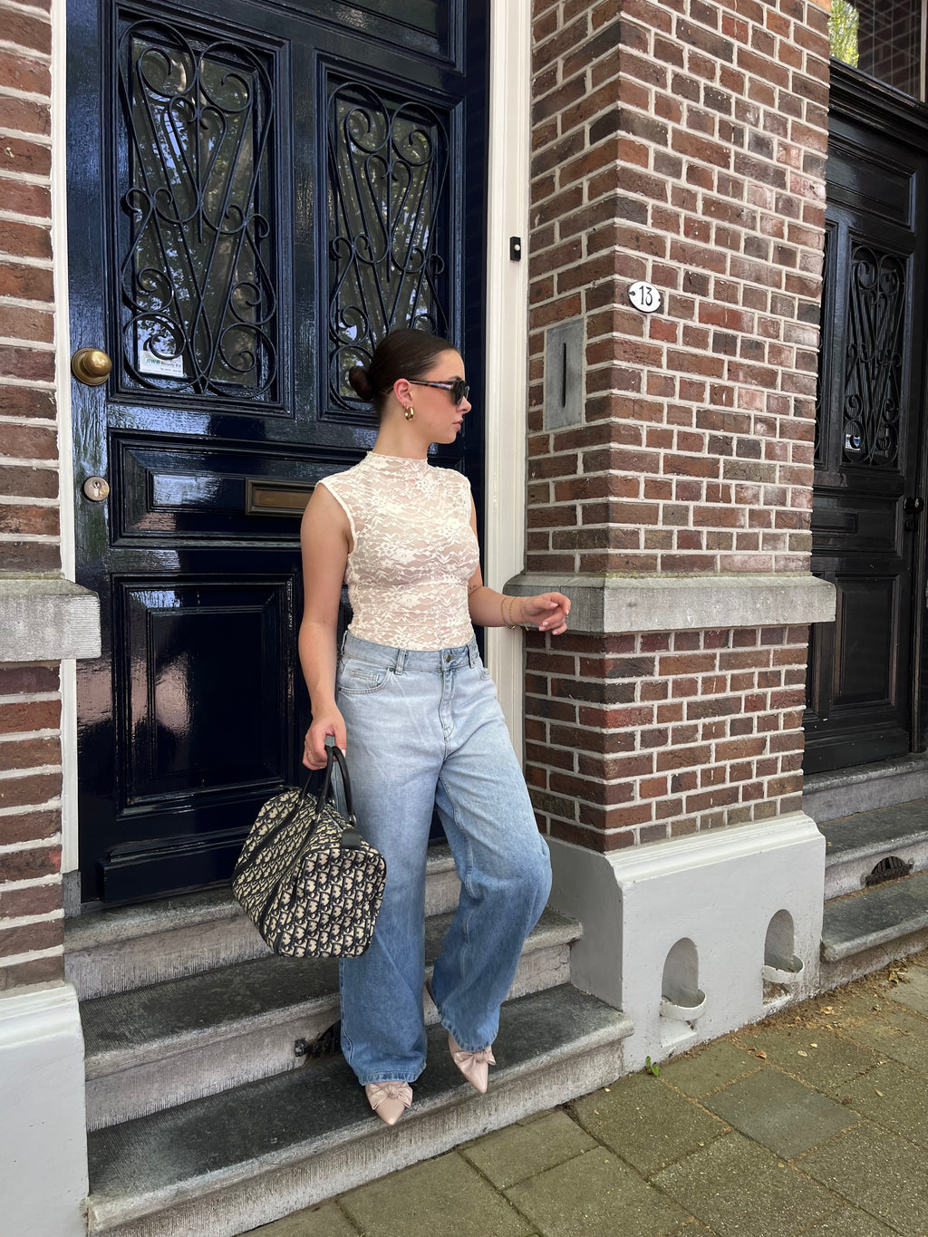 DIOR TROTTER MINI BOSTON BAG