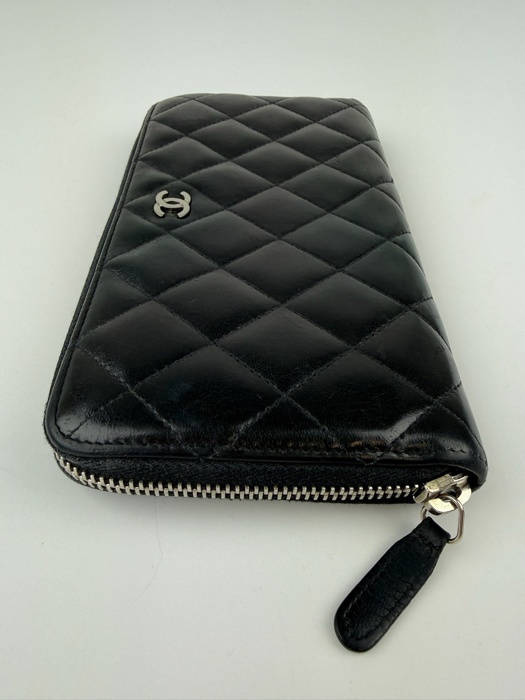 CHANEL ZIP AROUND LONG WALLET