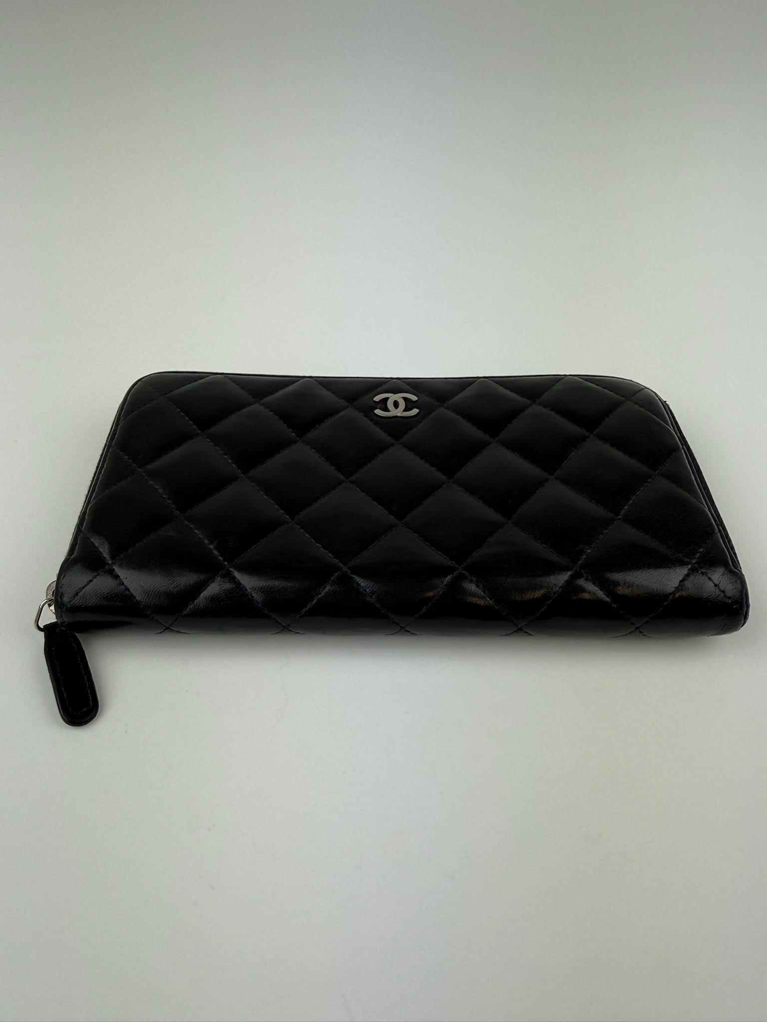 CHANEL ZIP AROUND LONG WALLET