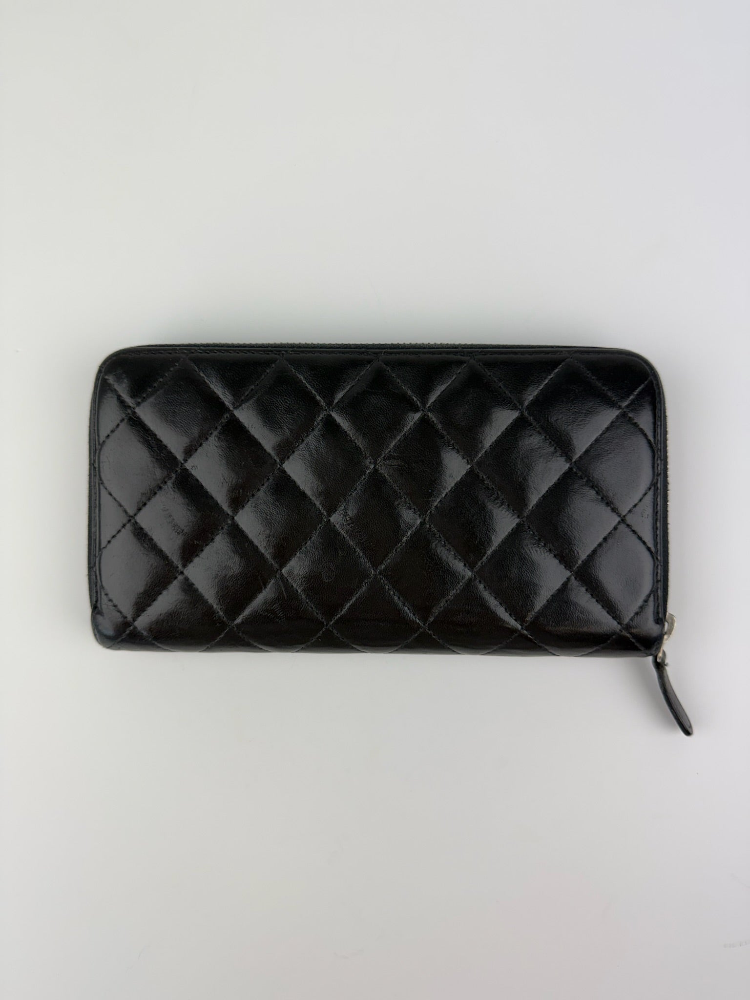 CHANEL ZIP AROUND LONG WALLET
