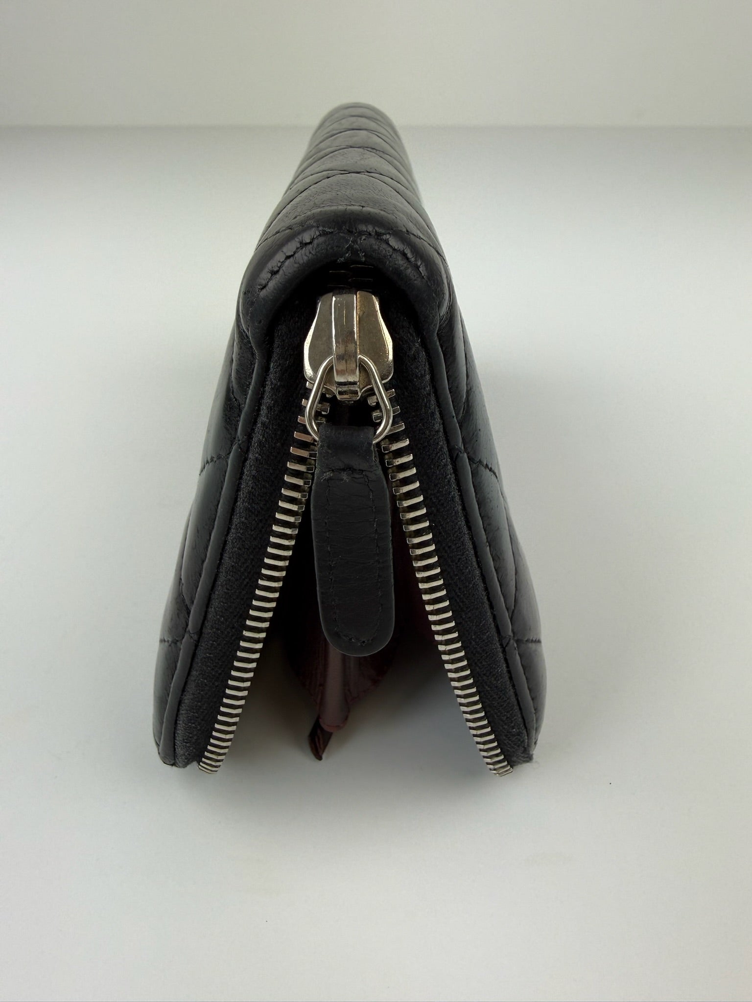 CHANEL ZIP AROUND LONG WALLET