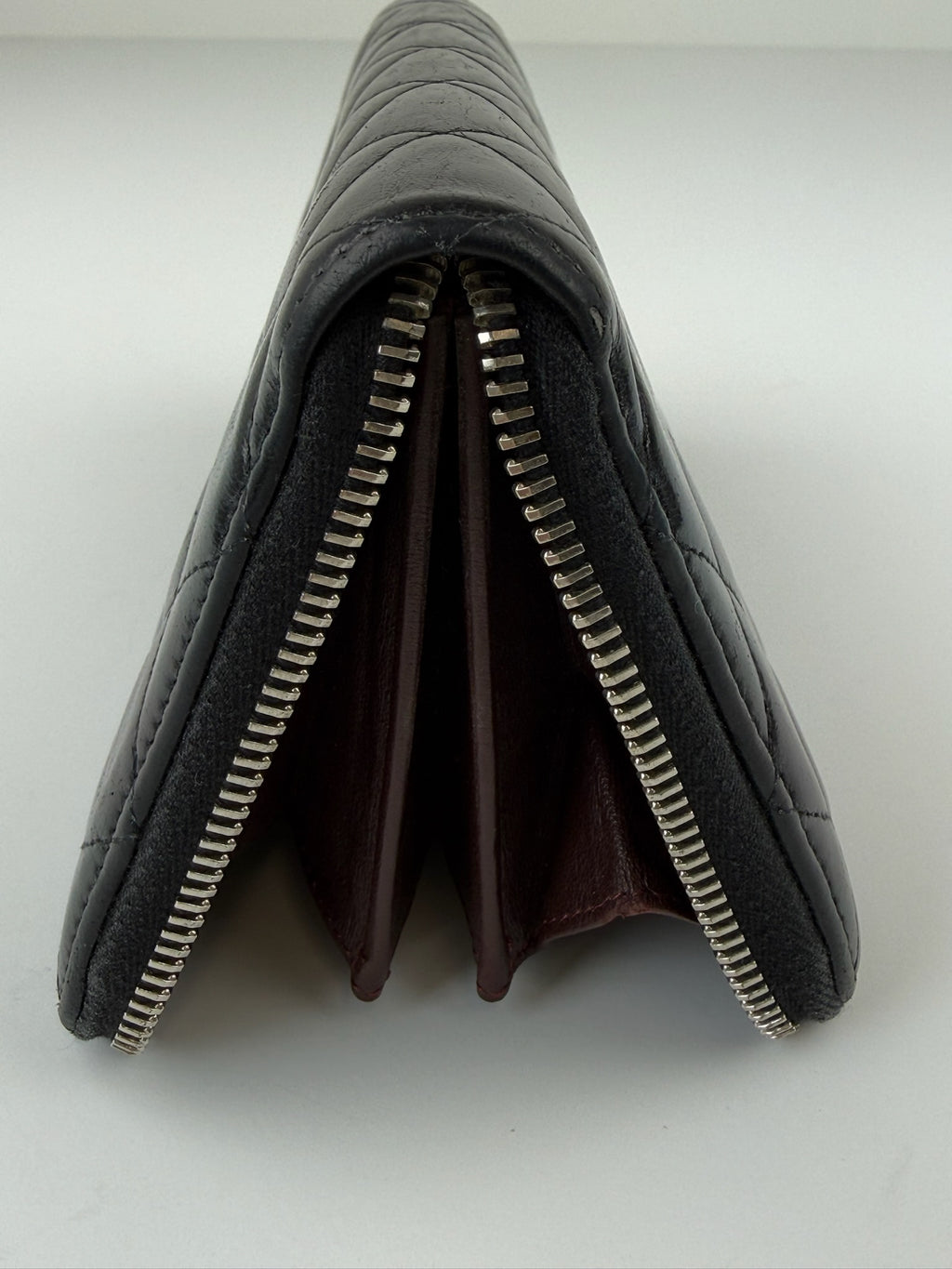 CHANEL ZIP AROUND LONG WALLET