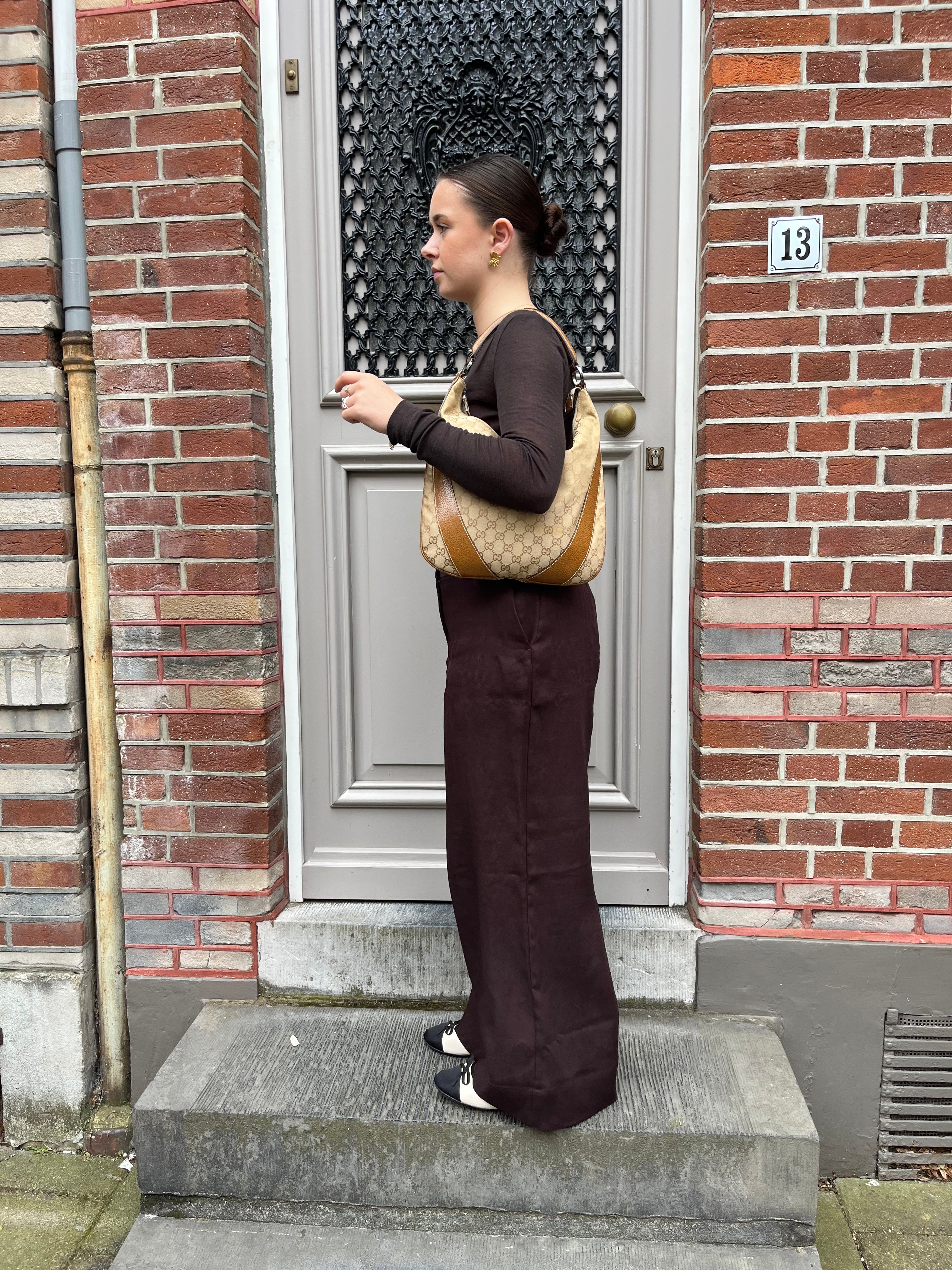 GUCCI GG CANVAS HOBO