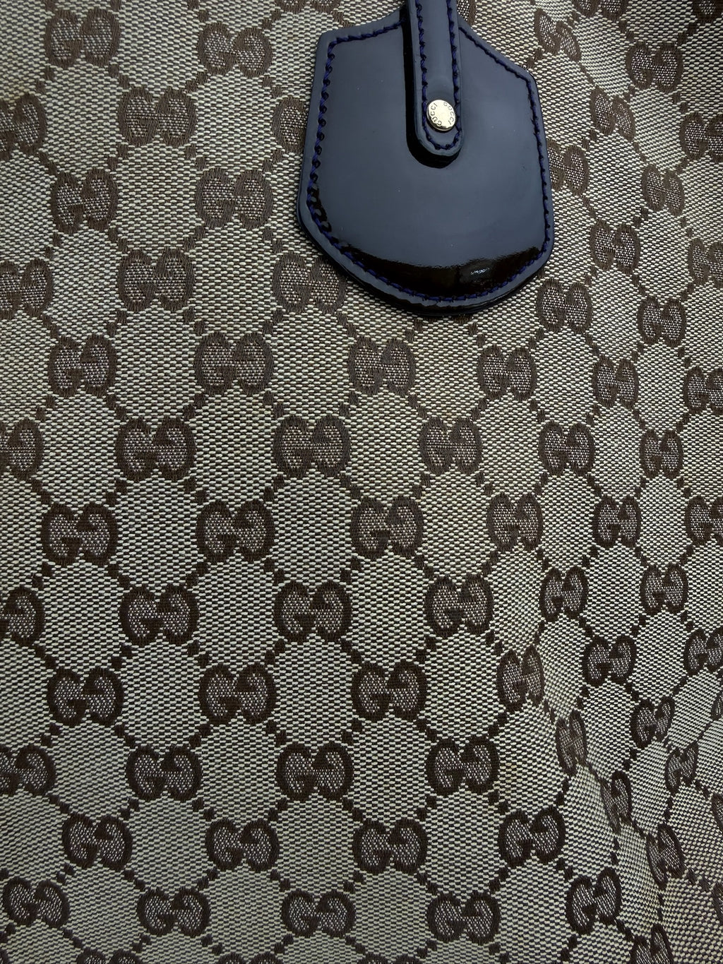GUCCI SCHOULDER/TOTE BAG PATENT LEATHER