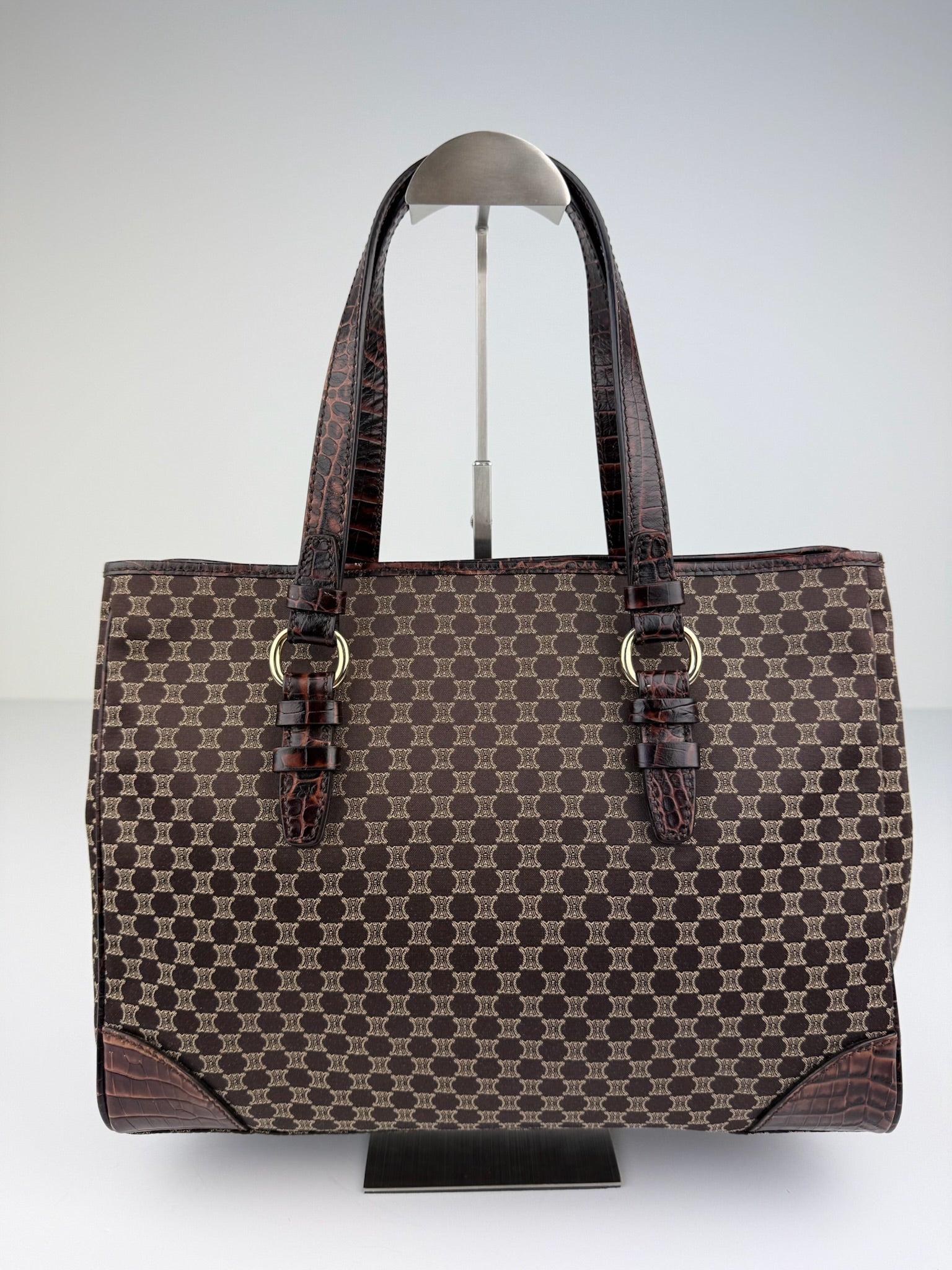 CELINE MACADAM/TRIOMPHE TOTE