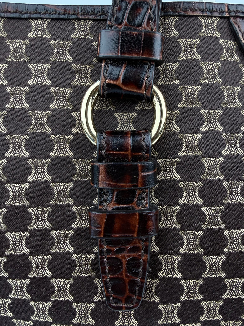 CELINE MACADAM/TRIOMPHE TOTE