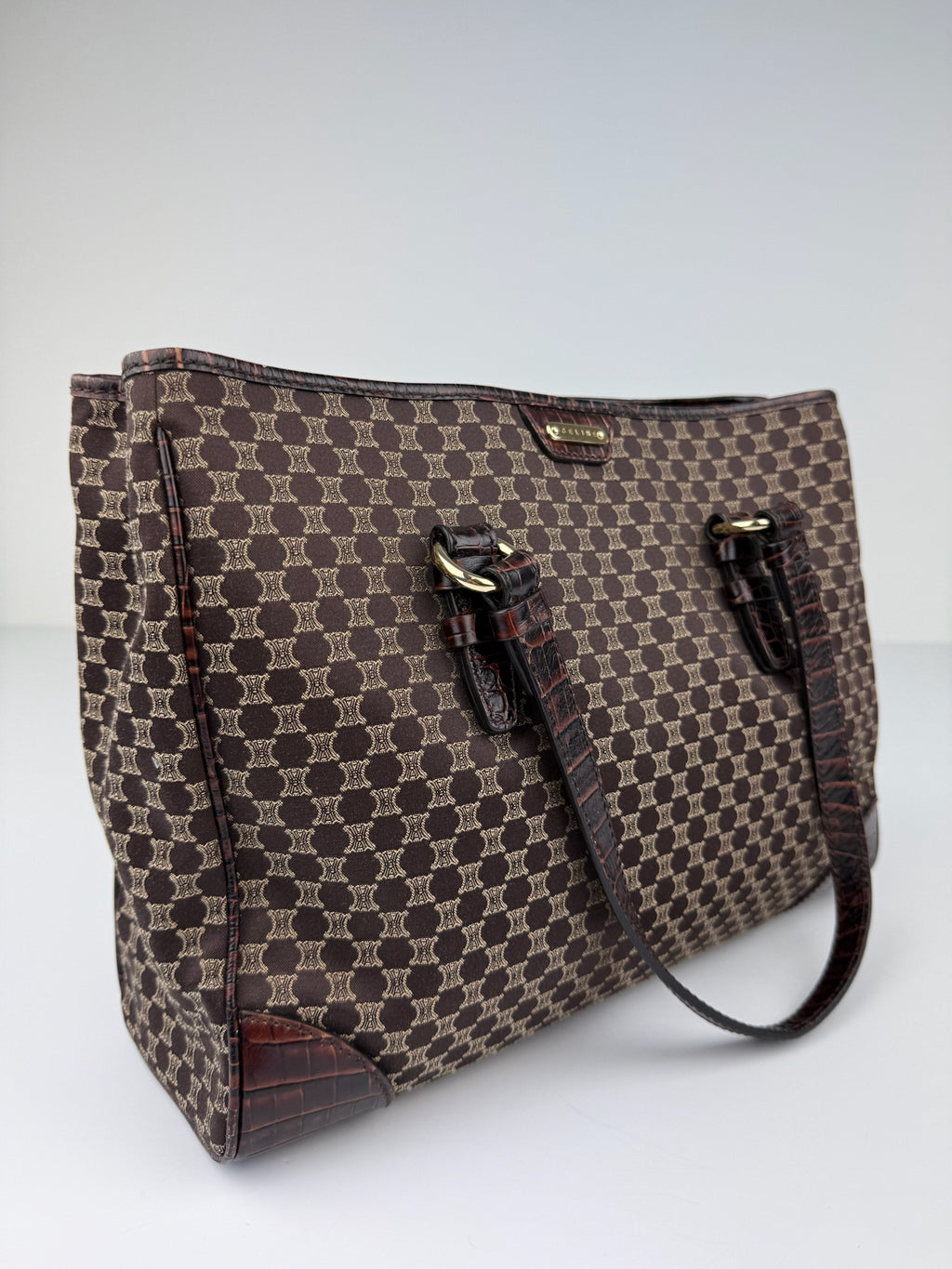 CELINE MACADAM/TRIOMPHE TOTE