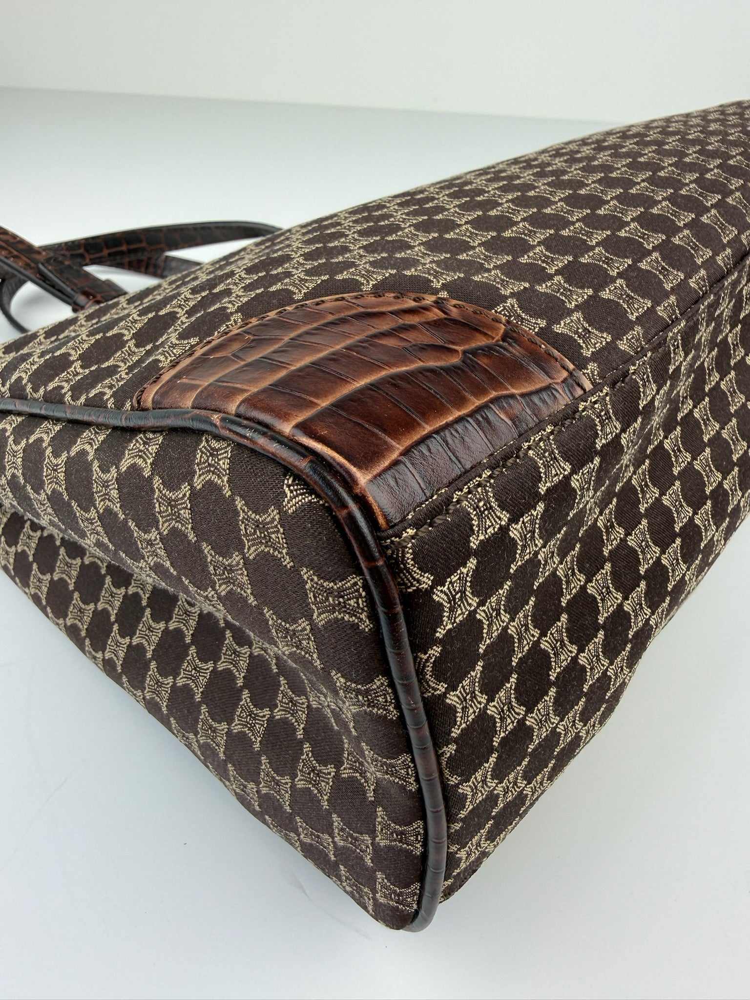 CELINE MACADAM/TRIOMPHE TOTE