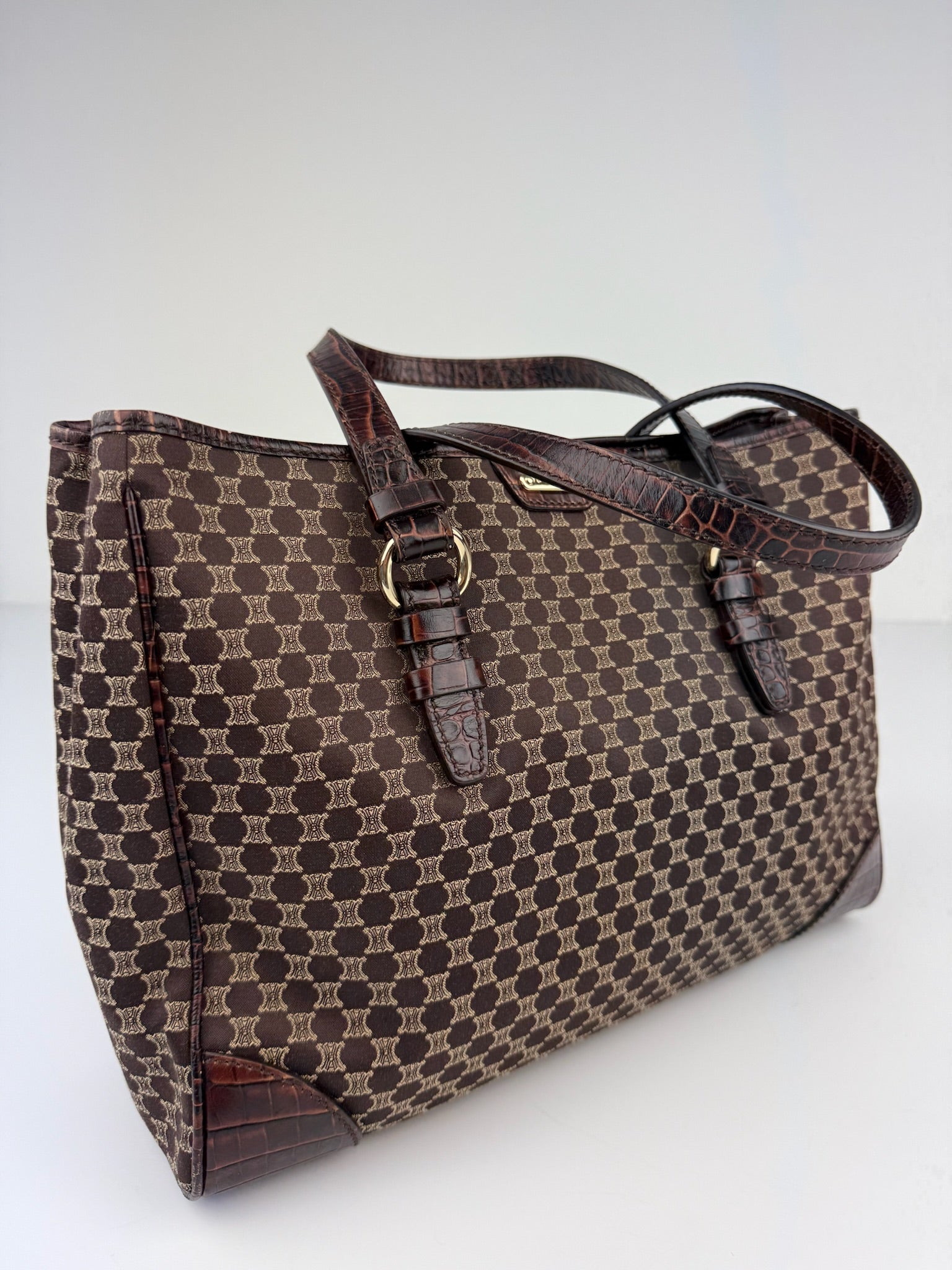 CELINE MACADAM/TRIOMPHE TOTE