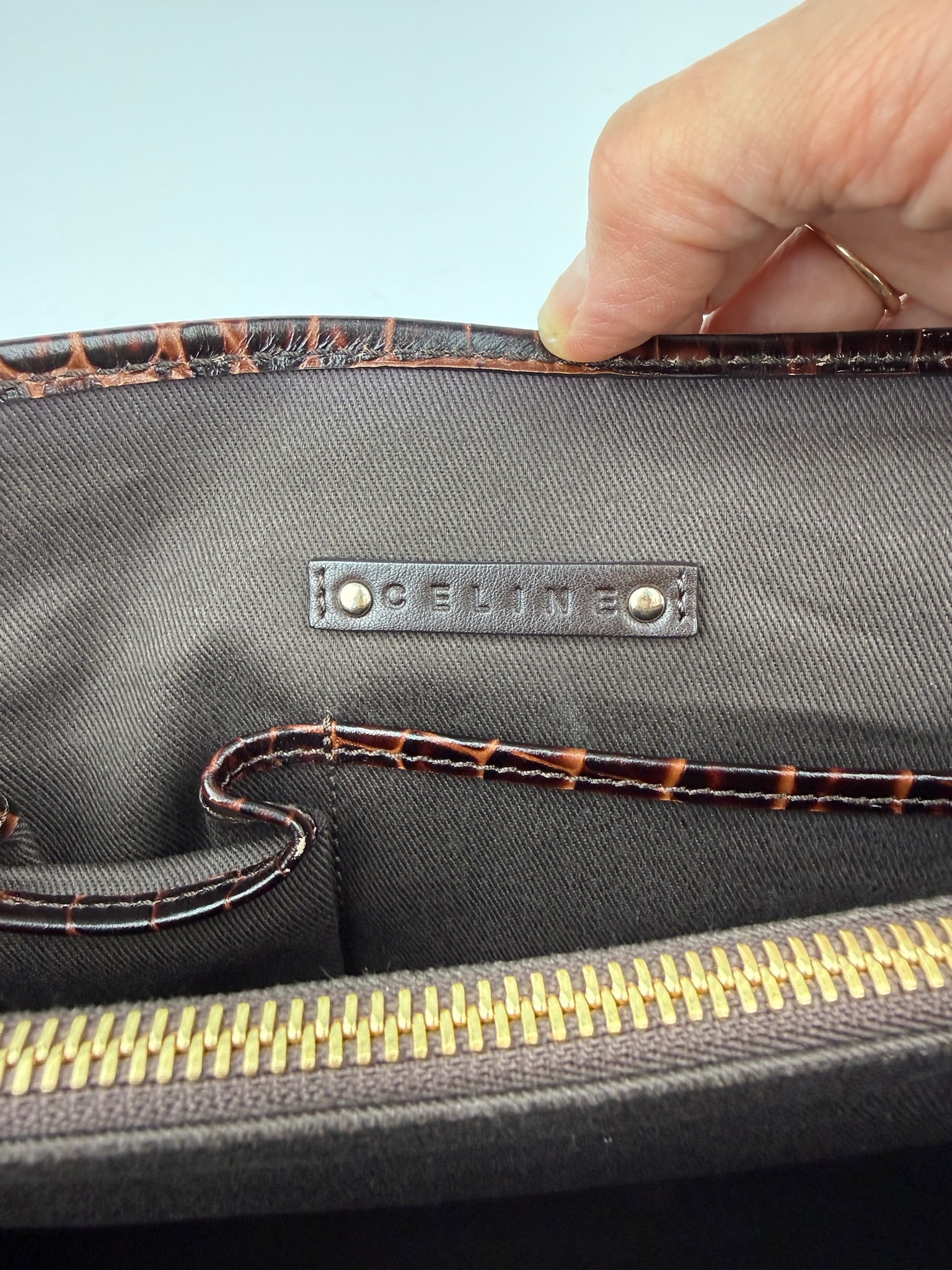 CELINE MACADAM/TRIOMPHE TOTE