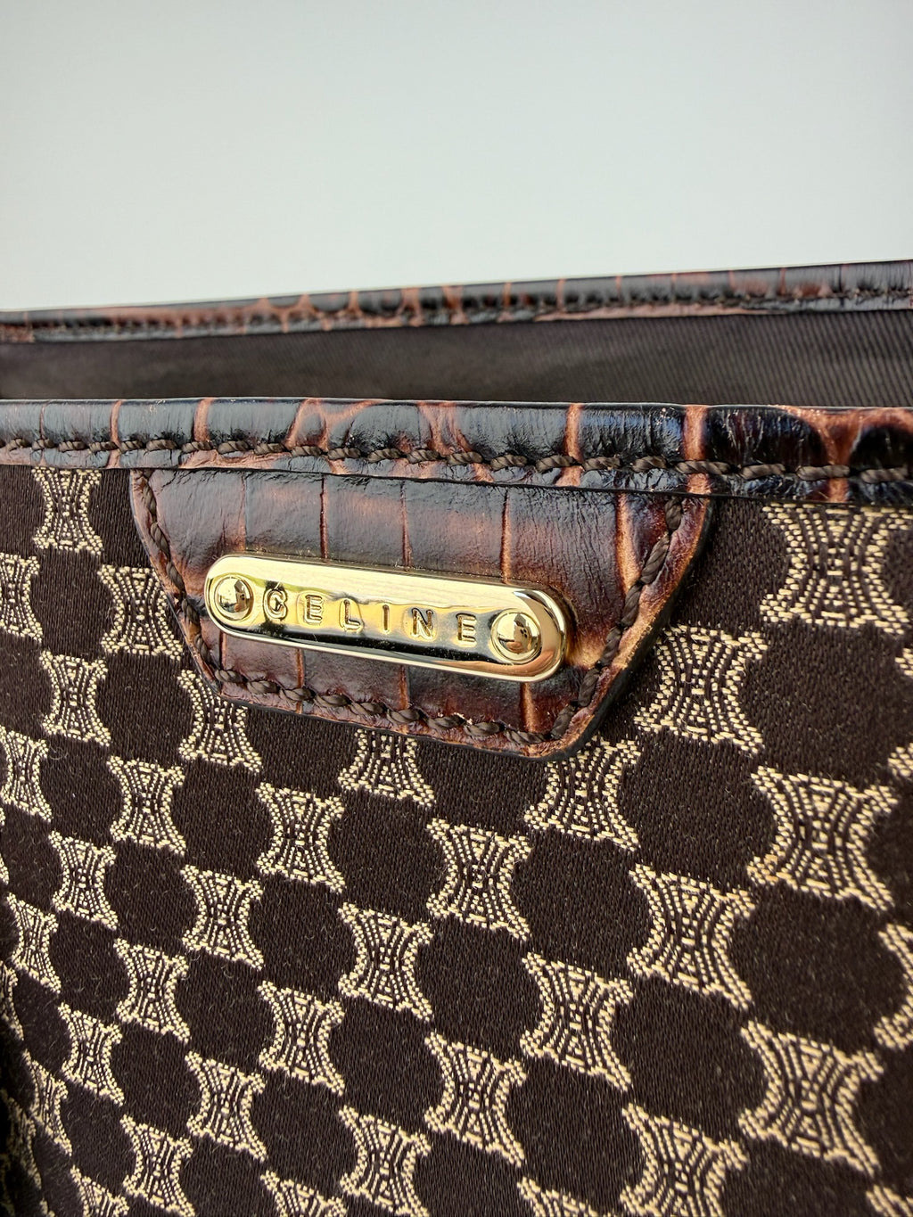 CELINE MACADAM/TRIOMPHE TOTE