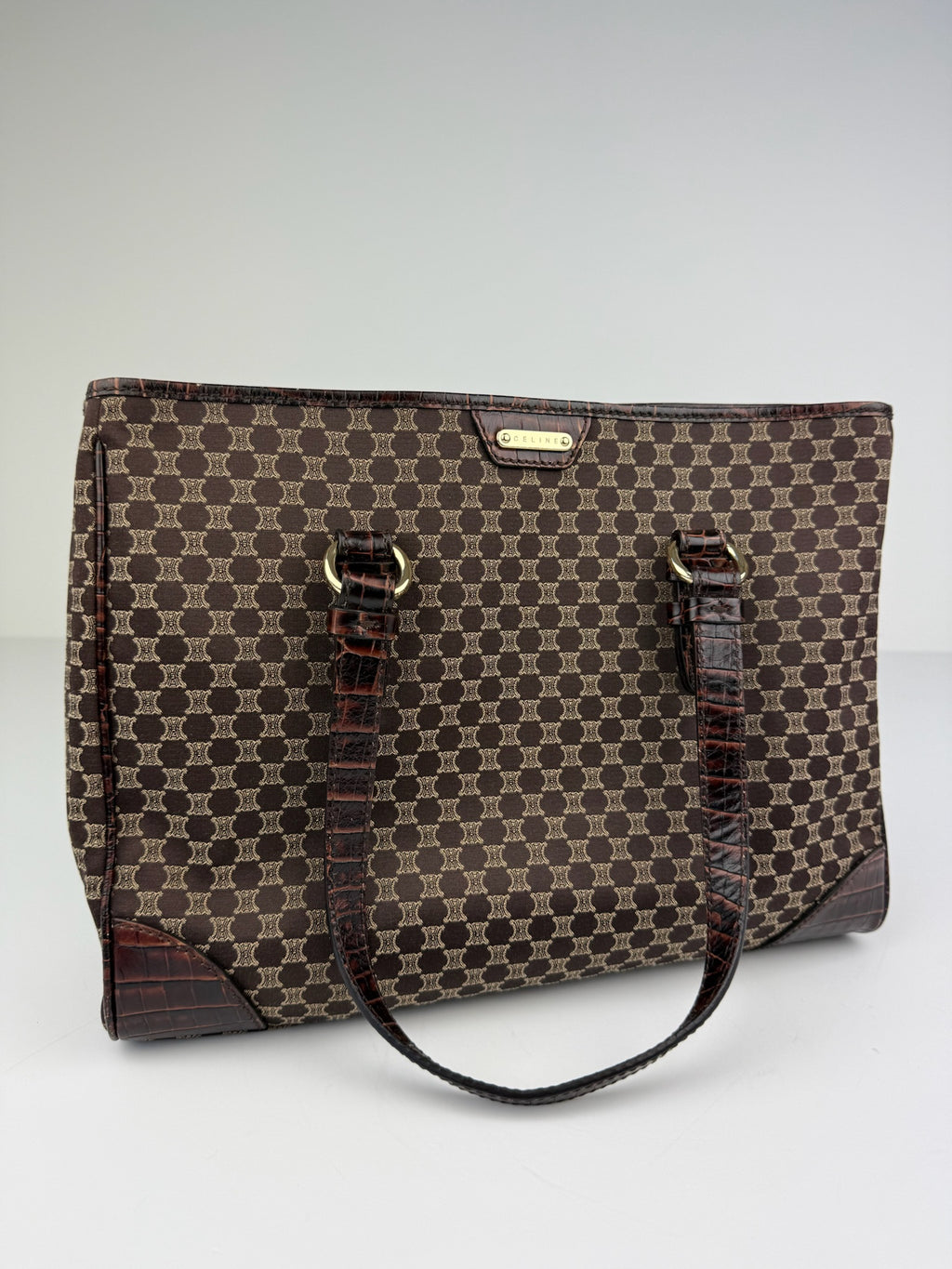 CELINE MACADAM/TRIOMPHE TOTE