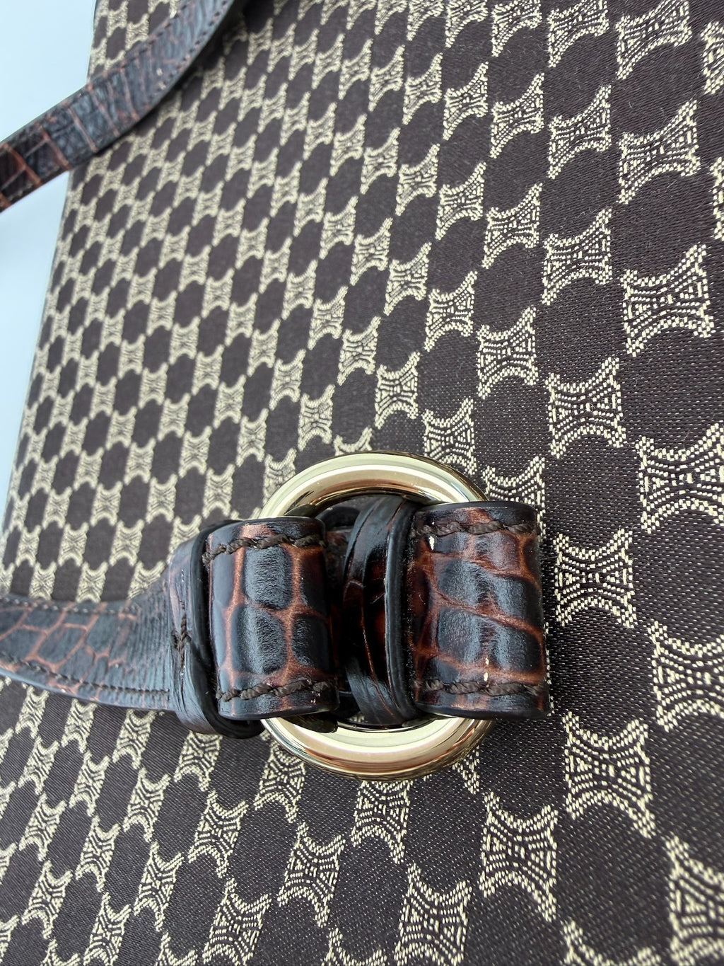 CELINE MACADAM/TRIOMPHE TOTE