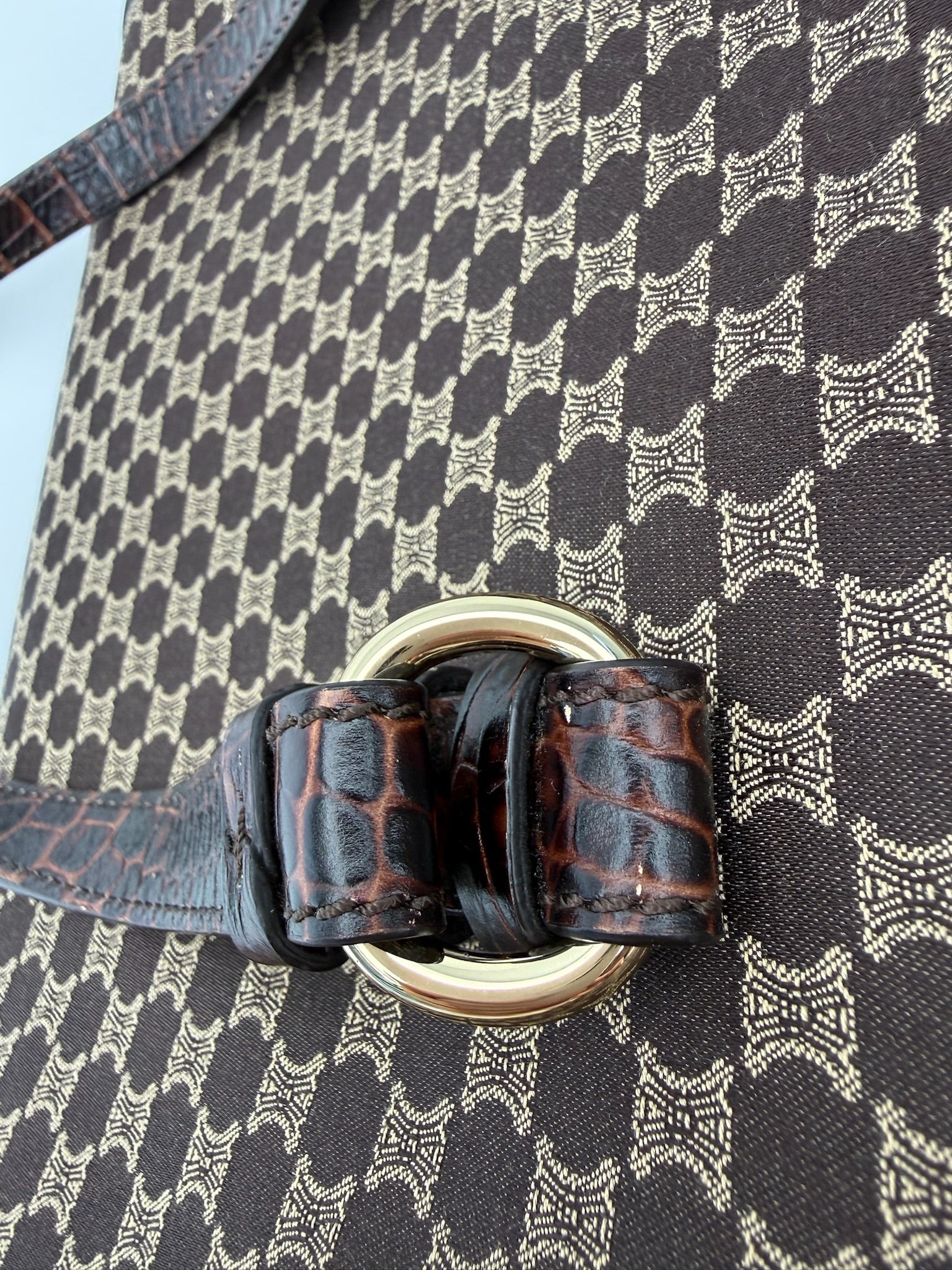 CELINE MACADAM/TRIOMPHE TOTE