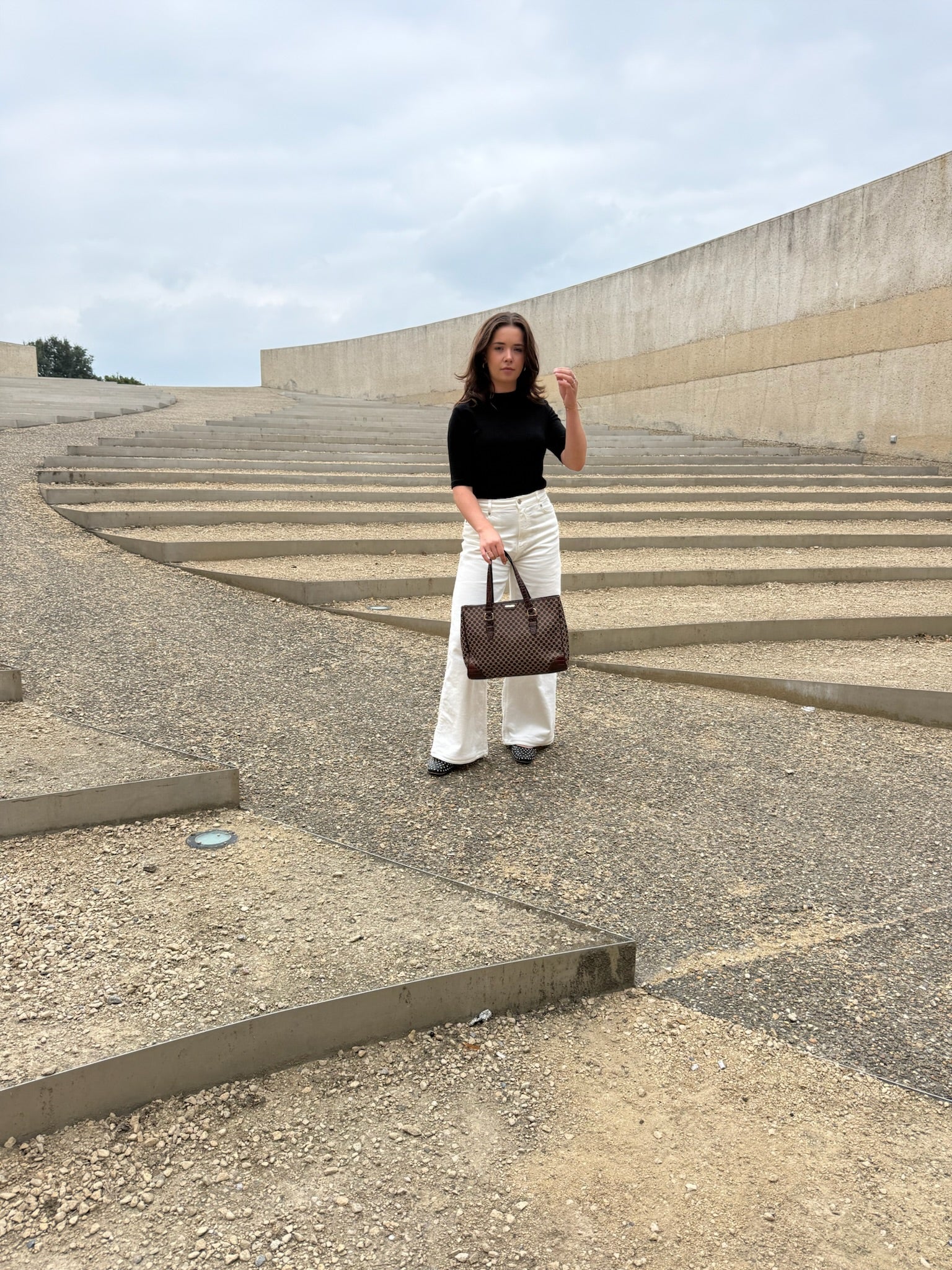CELINE MACADAM/TRIOMPHE TOTE