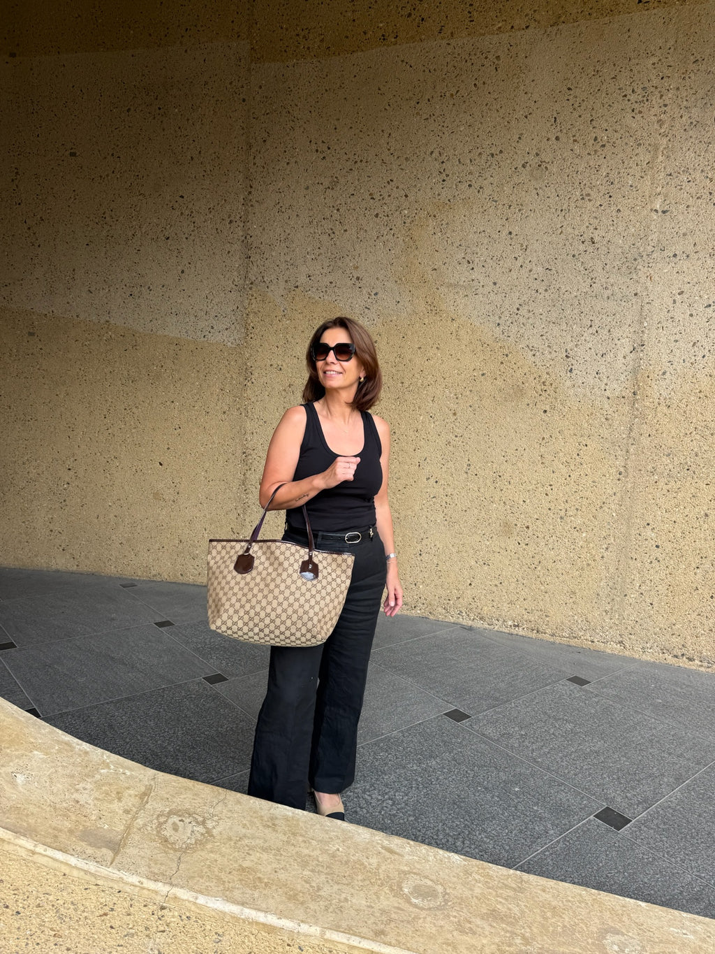GUCCI SCHOULDER/TOTE BAG PATENT LEATHER