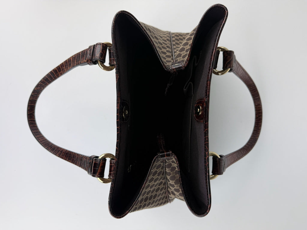 CELINE MACADAM/TRIOMPHE MONOGRAM TOTE