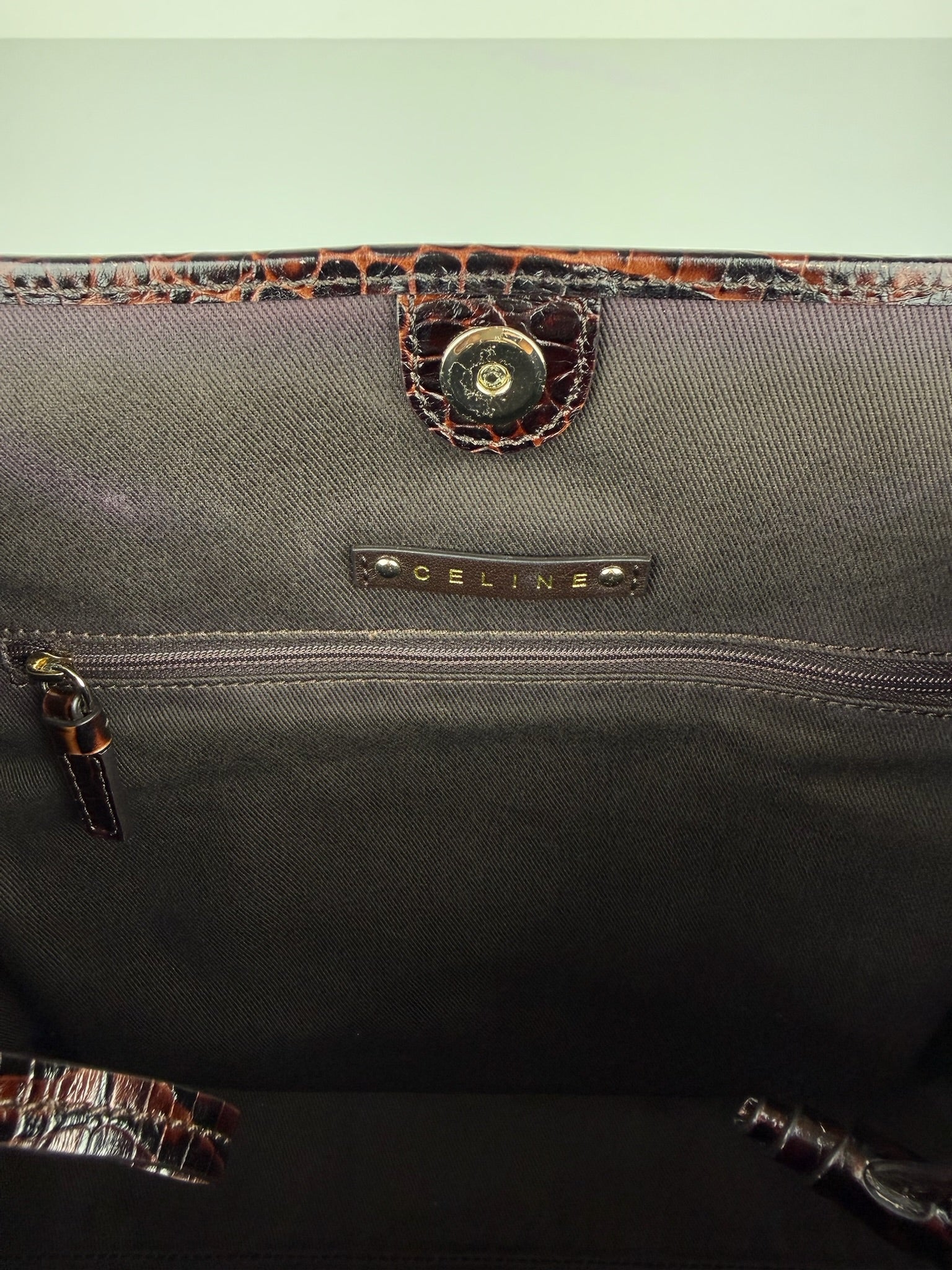 CELINE MACADAM/TRIOMPHE MONOGRAM TOTE