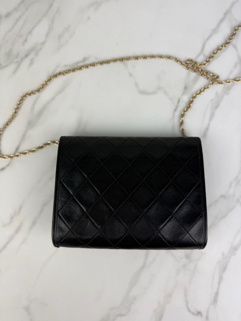 CHANEL SHOULDERBAG BAG MATELASSE PUSH LOCK