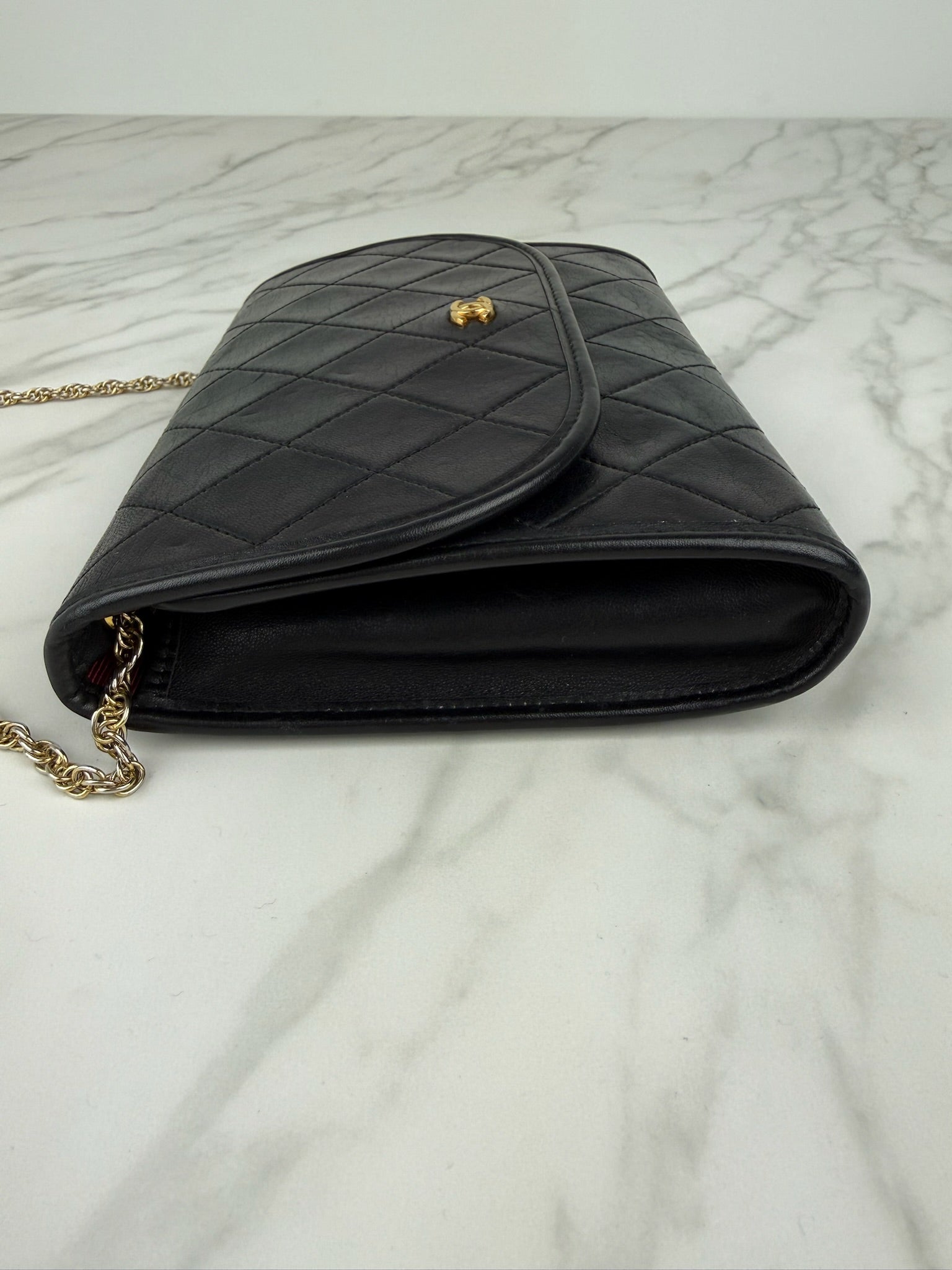 CHANEL SHOULDERBAG BAG MATELASSE PUSH LOCK