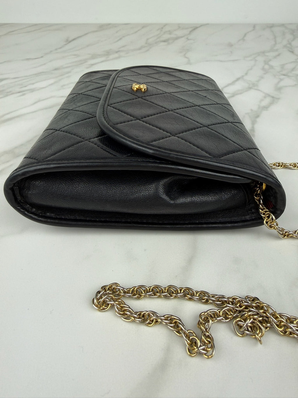 CHANEL SHOULDERBAG BAG MATELASSE PUSH LOCK