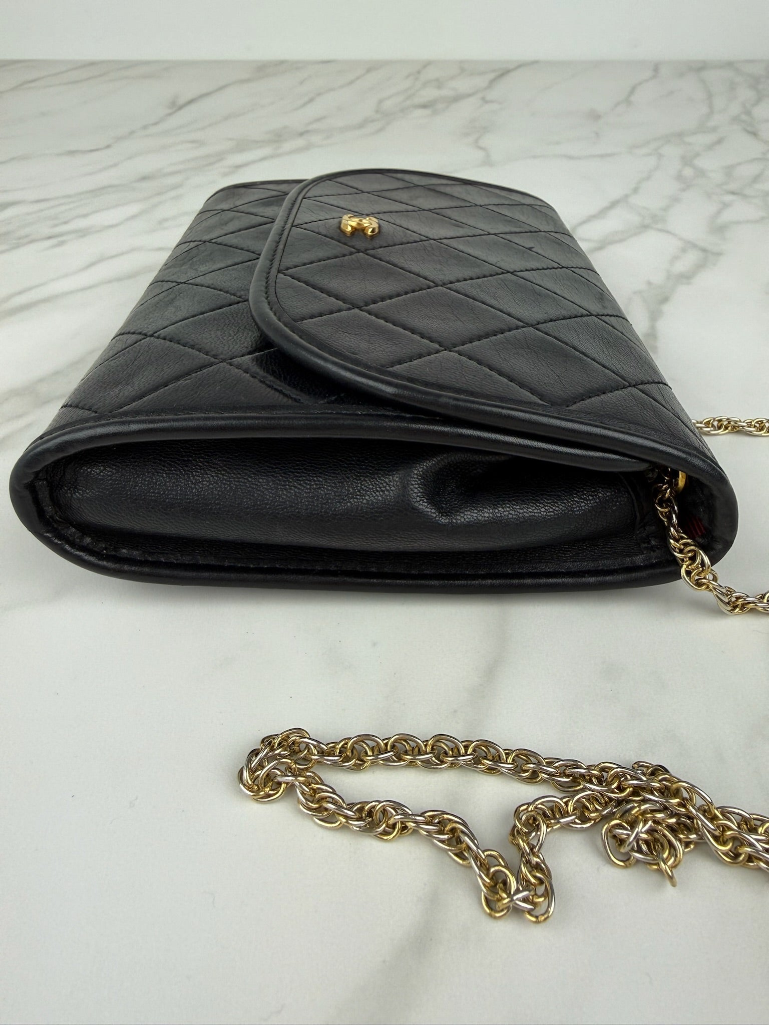 CHANEL SHOULDERBAG BAG MATELASSE PUSH LOCK