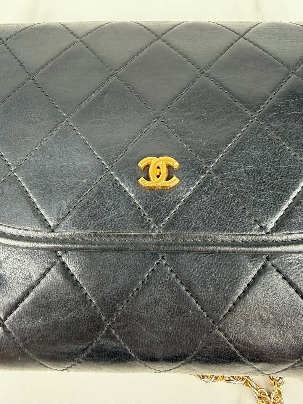 CHANEL SHOULDERBAG BAG MATELASSE PUSH LOCK