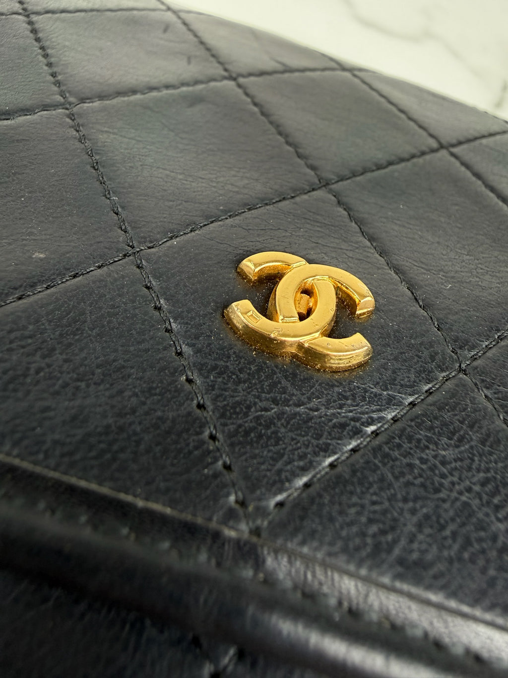 CHANEL SHOULDERBAG BAG MATELASSE PUSH LOCK