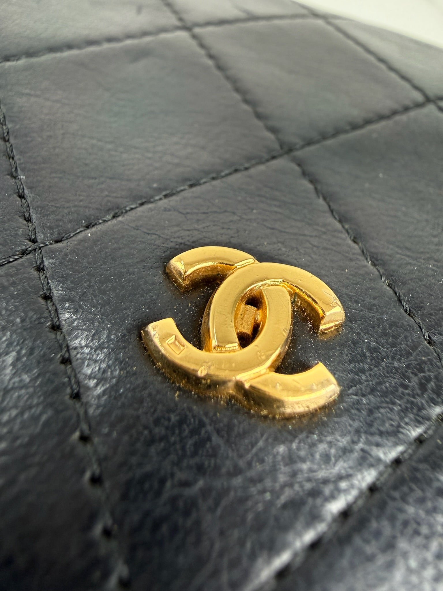 CHANEL SHOULDERBAG BAG MATELASSE PUSH LOCK