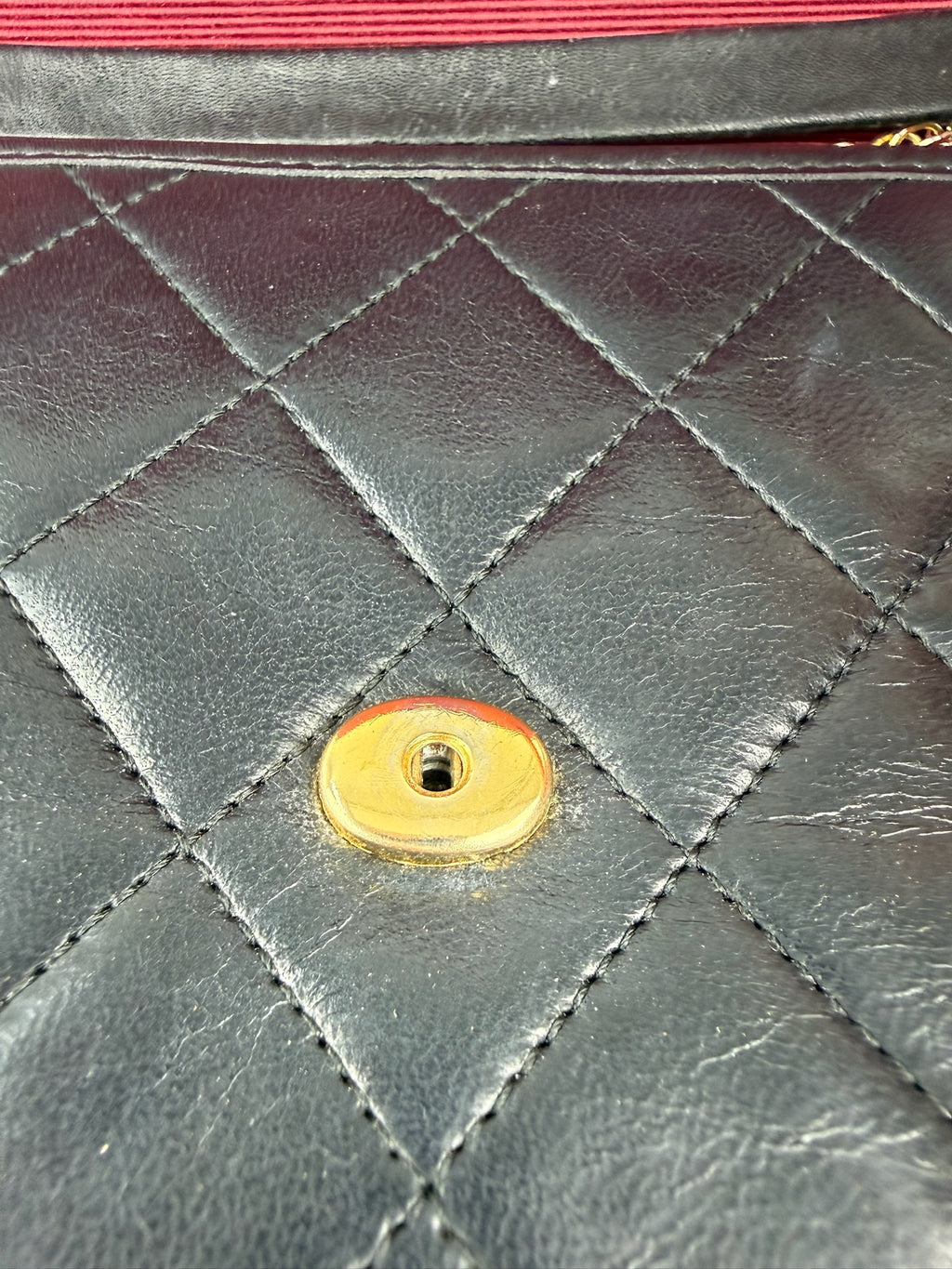 CHANEL SHOULDERBAG BAG MATELASSE PUSH LOCK