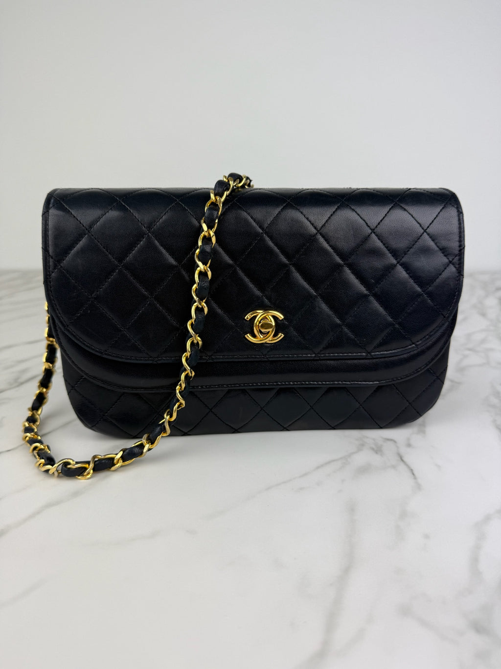 CHANEL MATELASSE DOUBLEFLAP CHAIN SHOULDER BAG 23