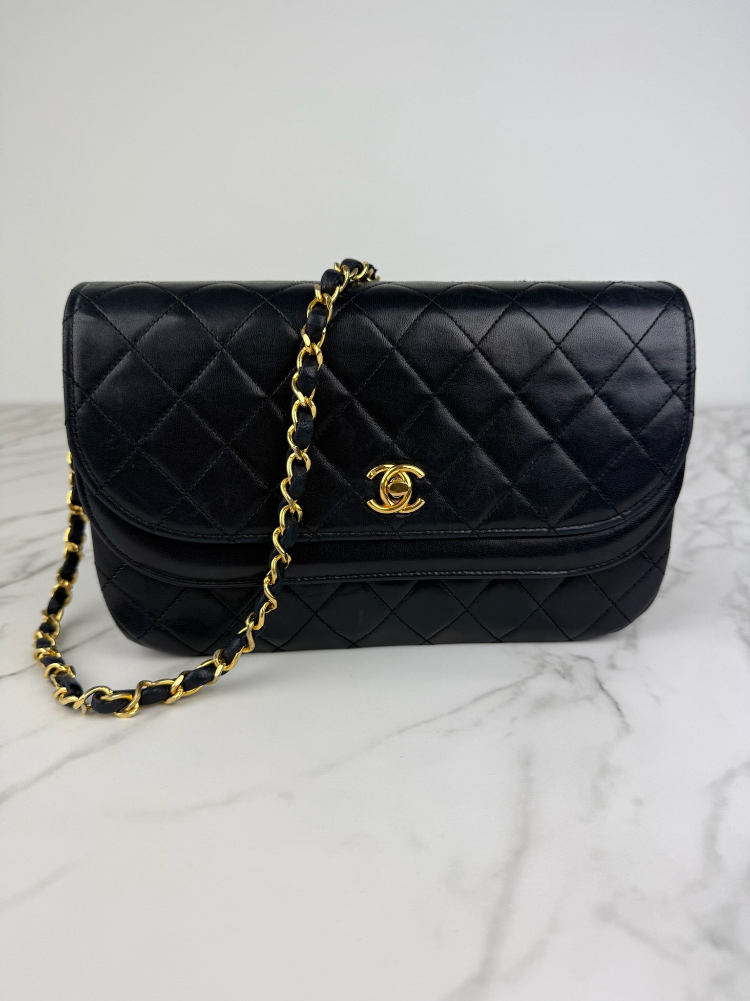 CHANEL MATELASSE DOUBLEFLAP CHAIN SHOULDER BAG 23