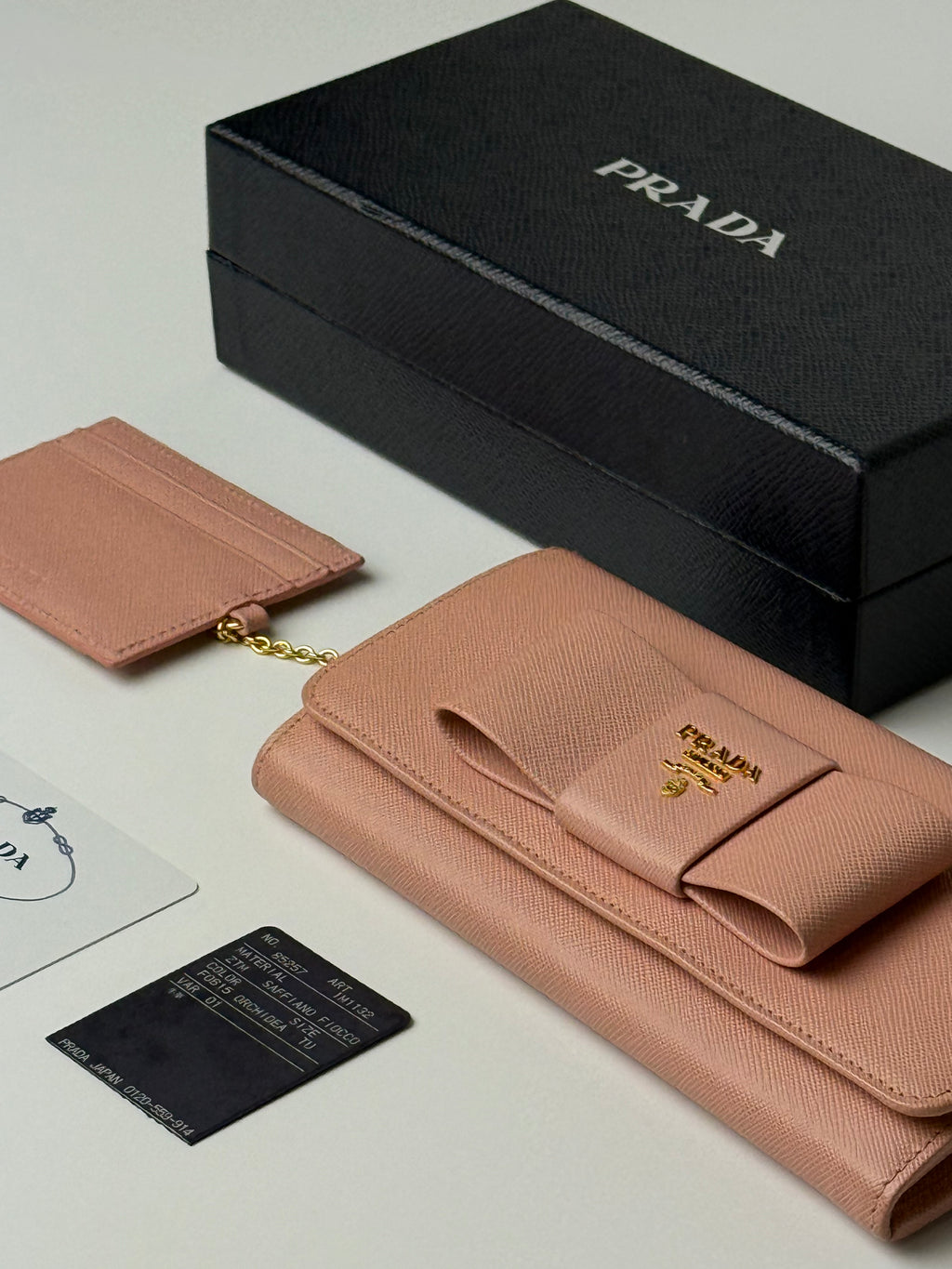PRADA BOW WALLET