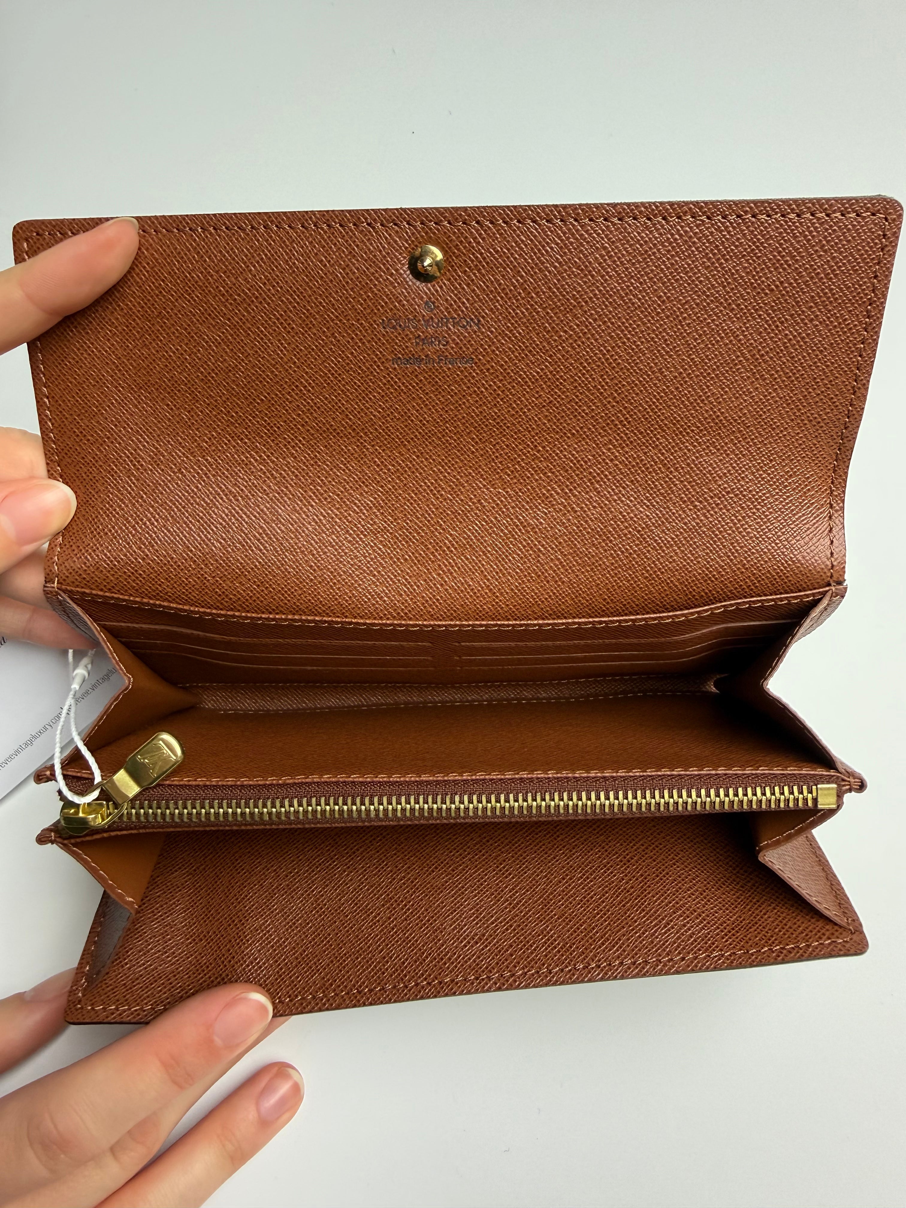 LOUIS VUITTON SARA WALLET MONOGRAM