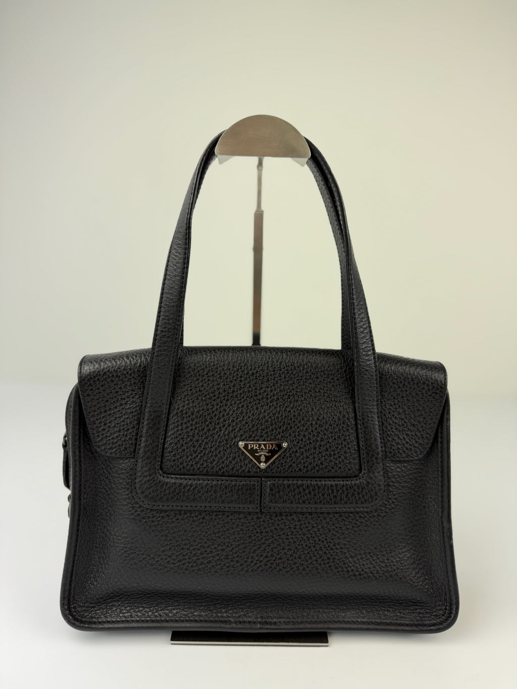 PRADA VITELLO DAINO TRIPLE BOW TOTE