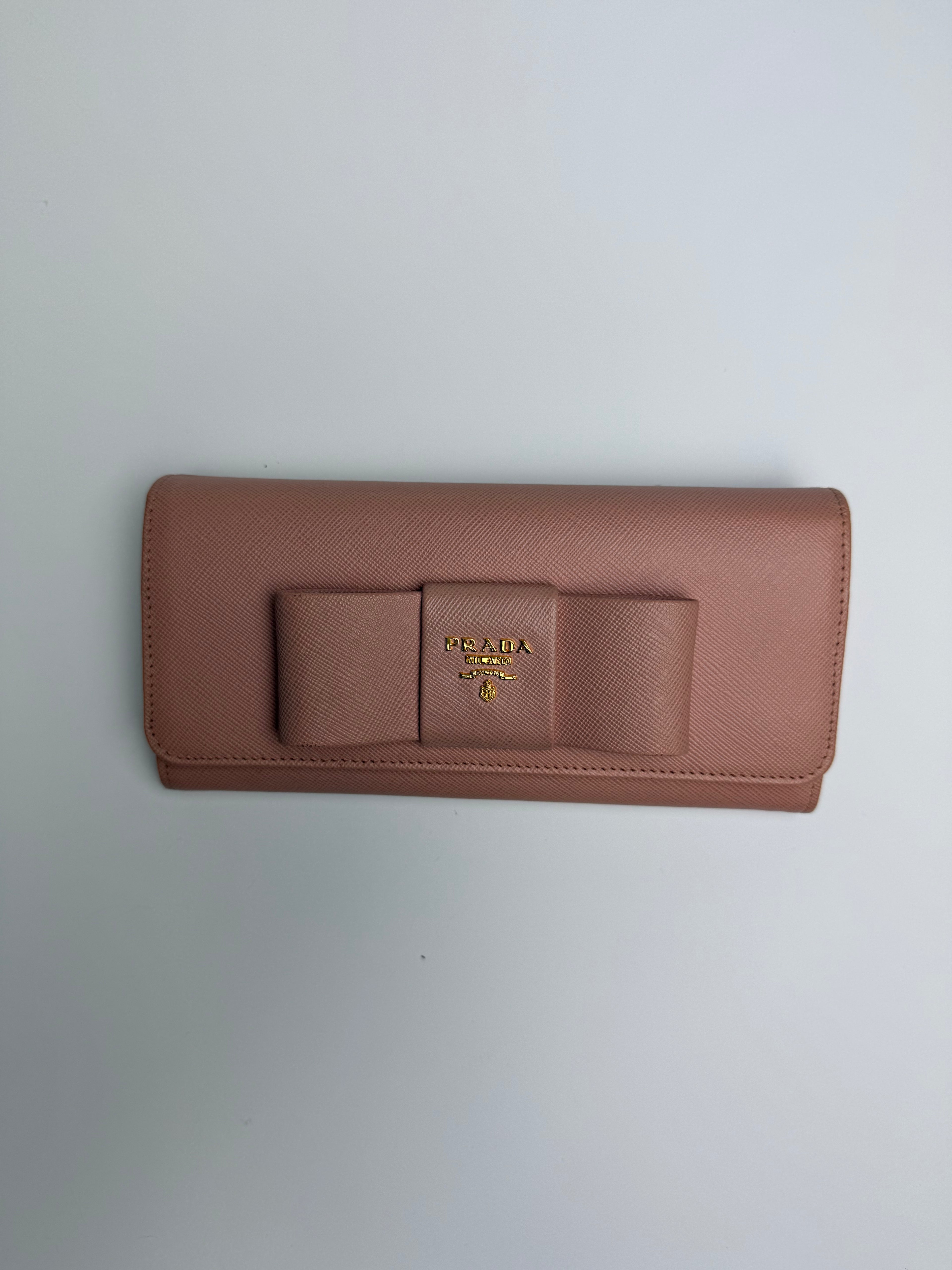 PRADA BOW WALLET