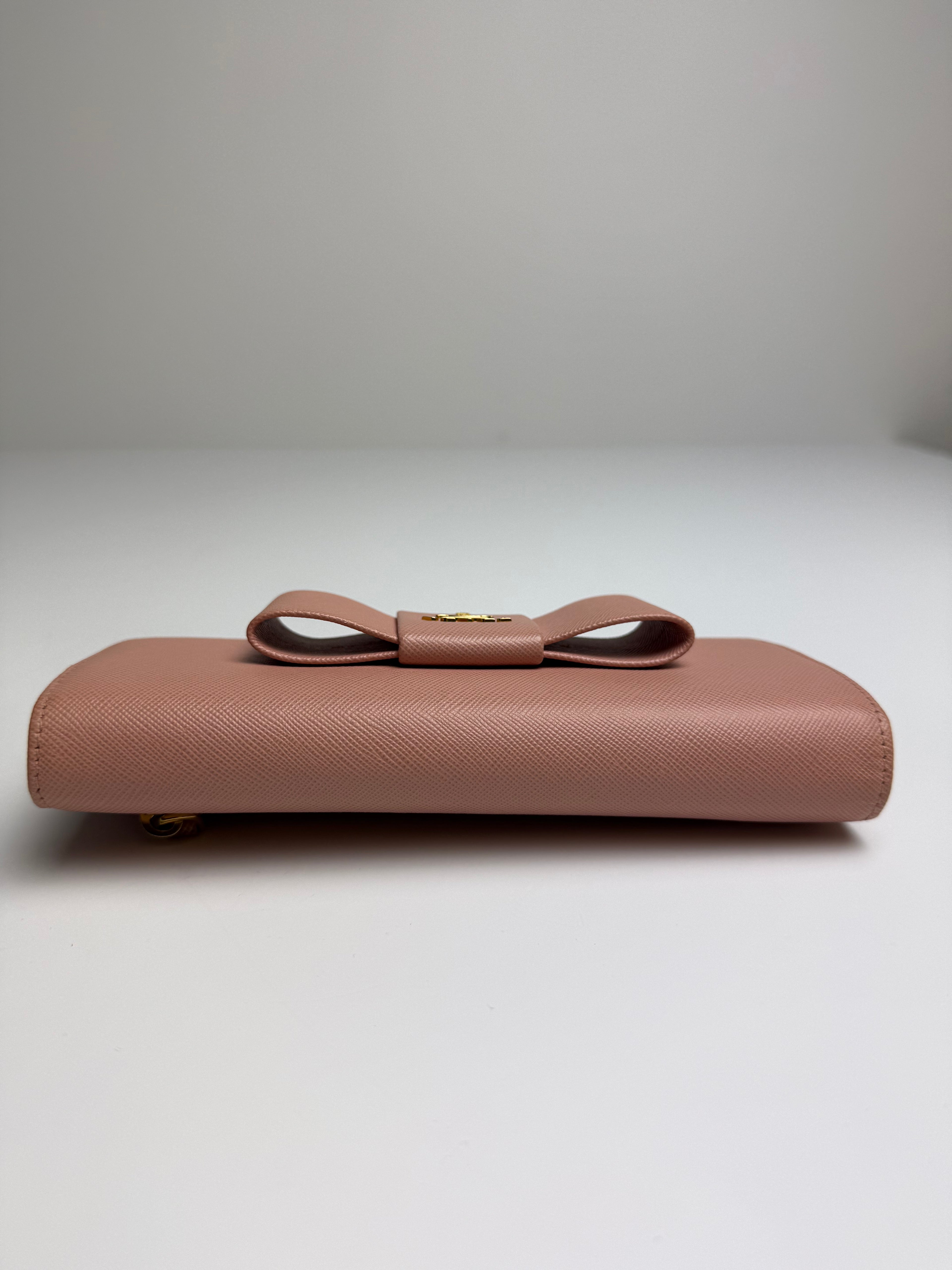 PRADA BOW WALLET