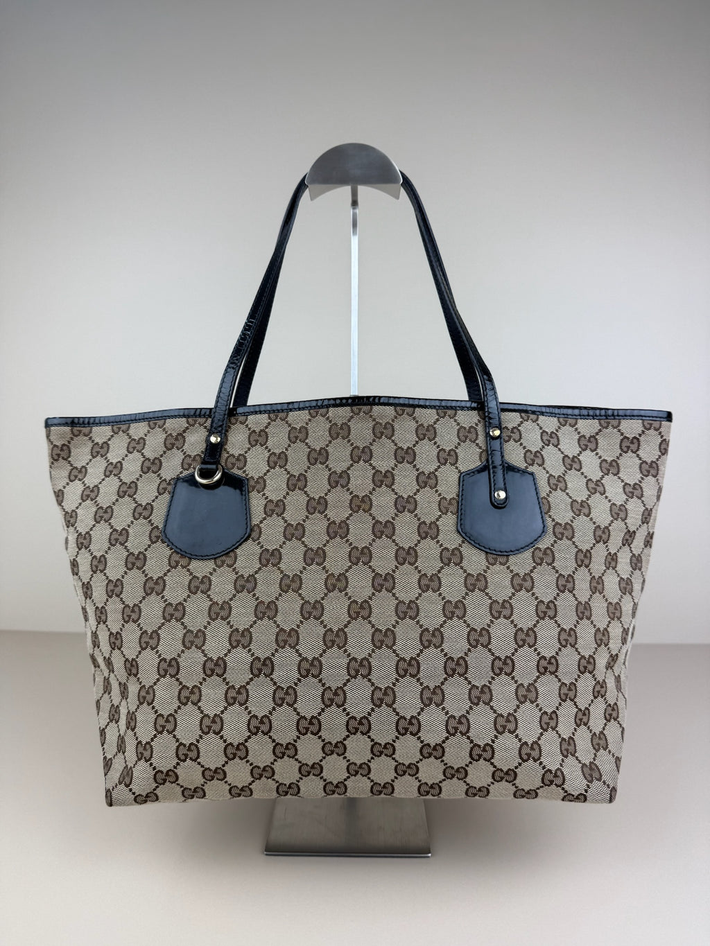 GUCCI SHOULDER/TOTE BAG PATENT LEATHER