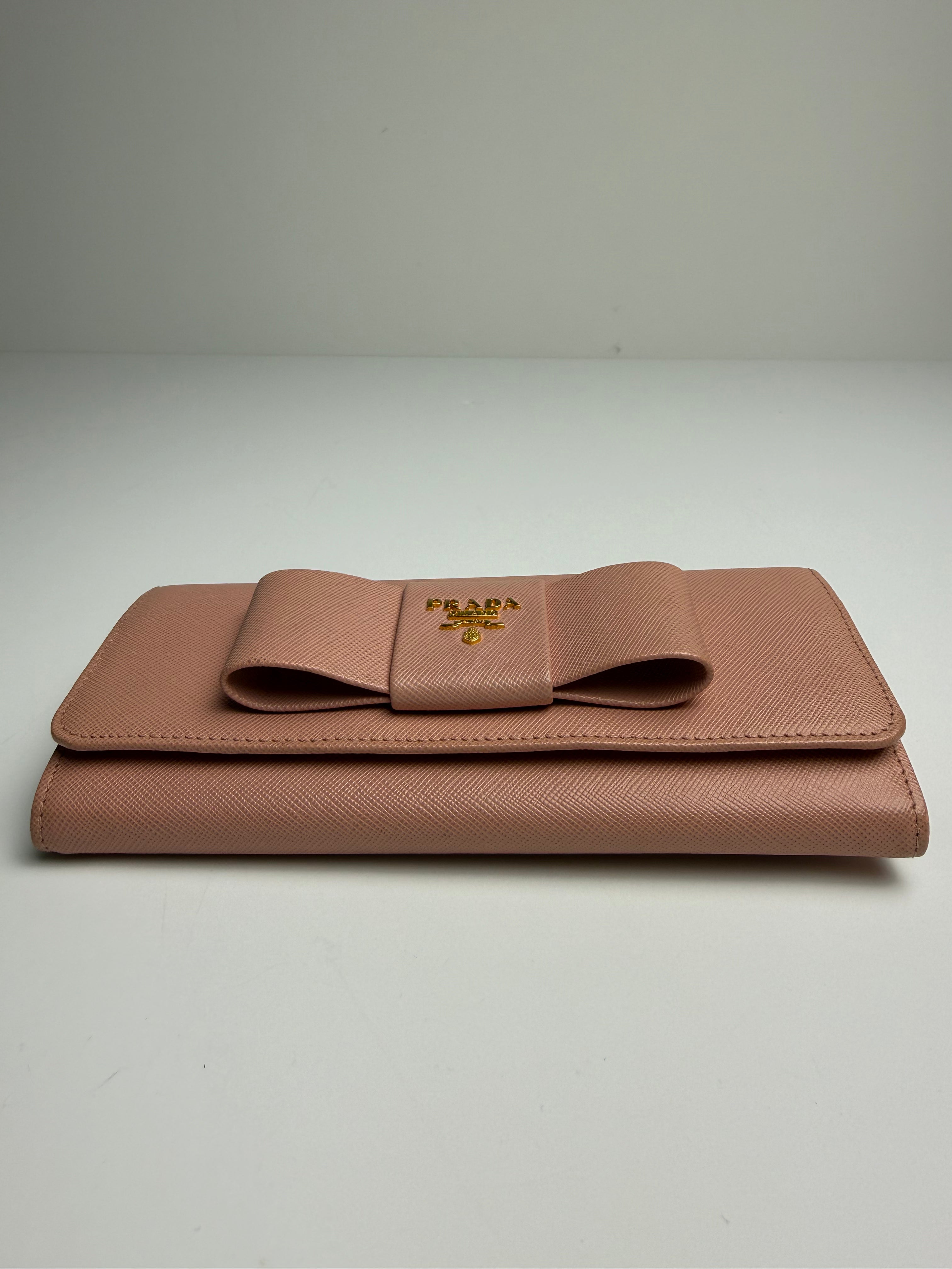 PRADA BOW WALLET
