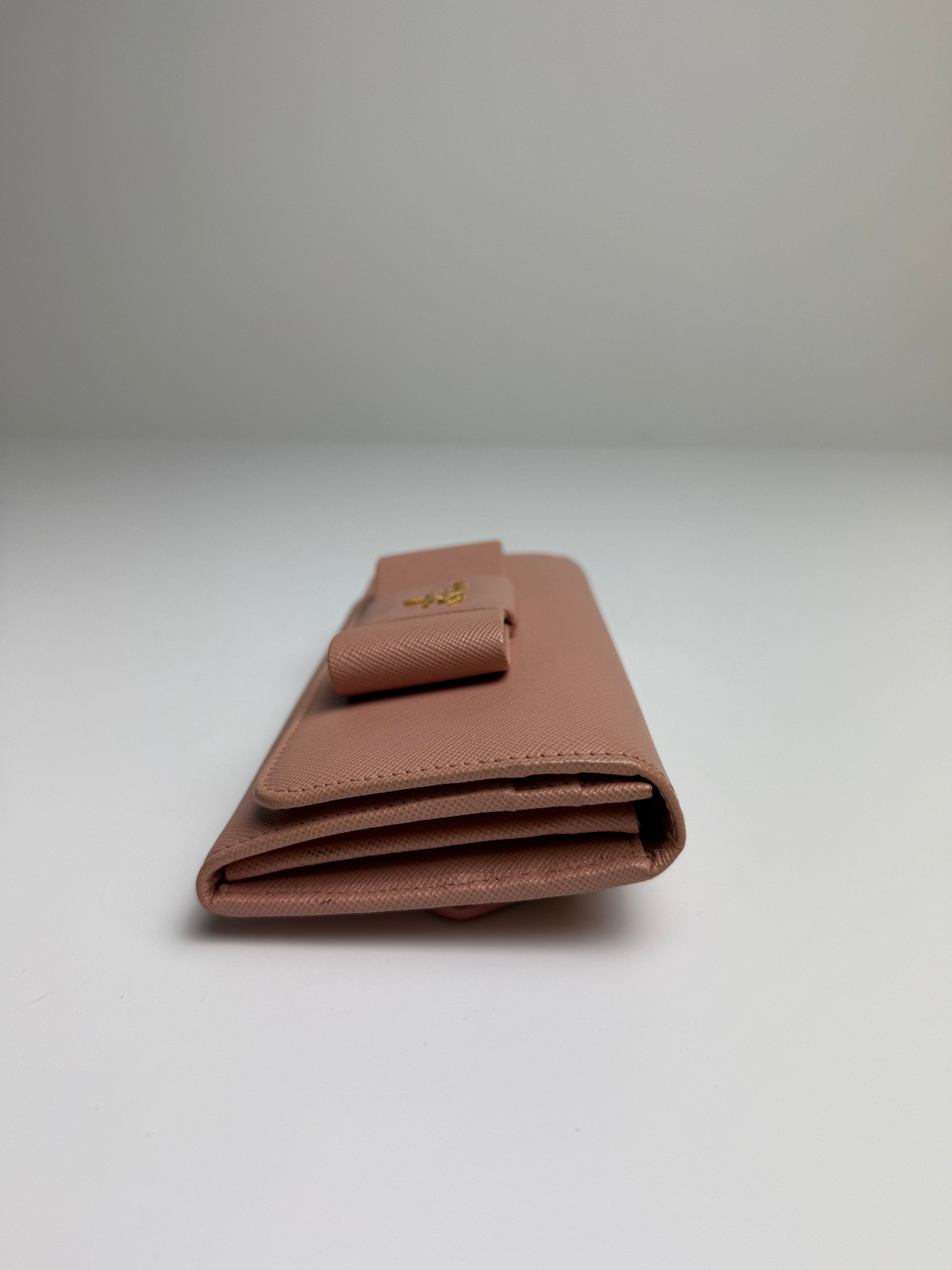 PRADA BOW WALLET