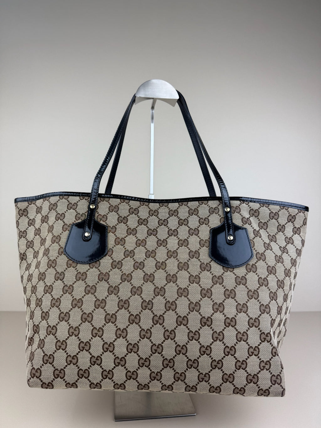 GUCCI SHOULDER/TOTE BAG PATENT LEATHER