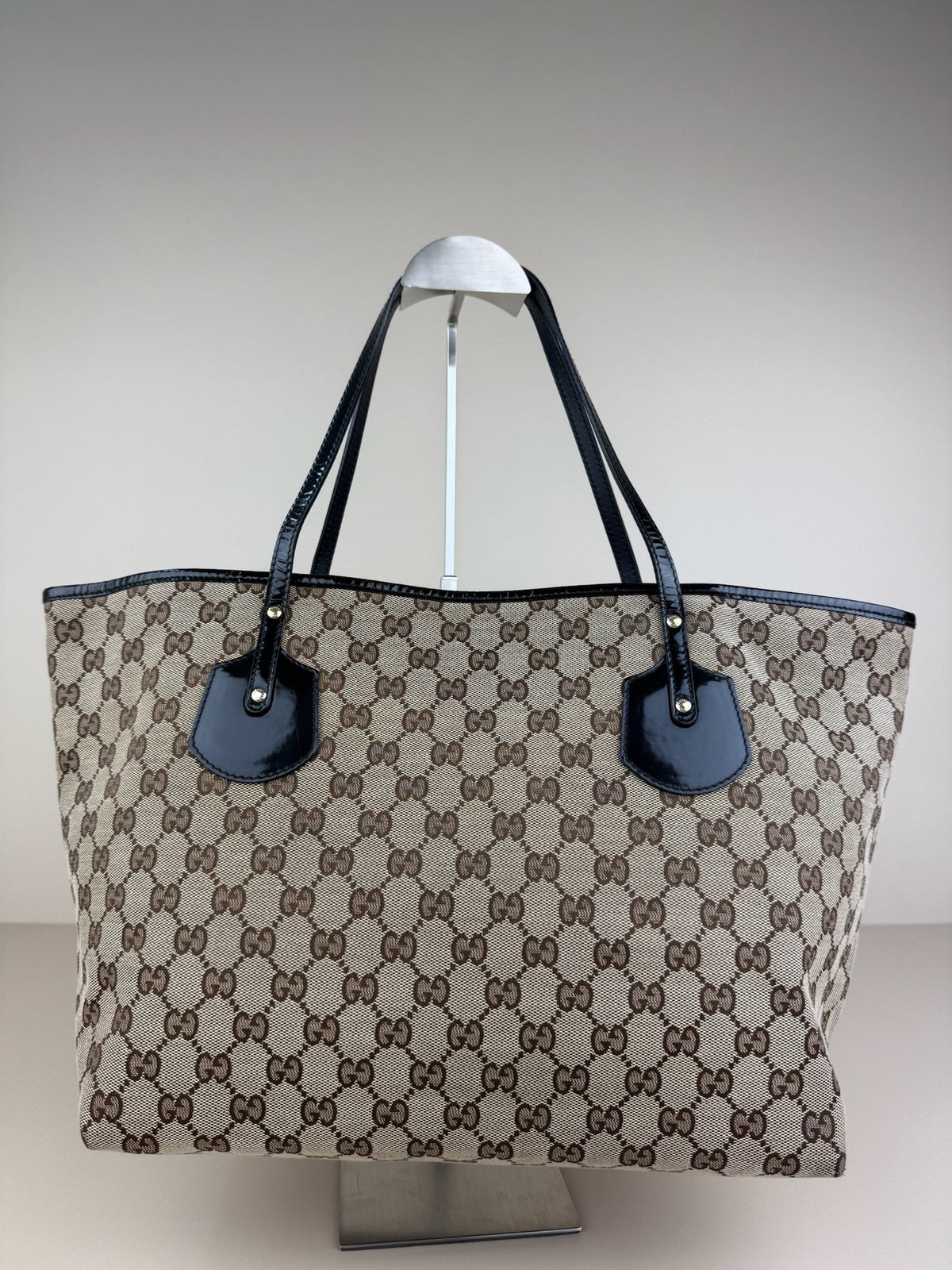 GUCCI SHOULDER/TOTE BAG PATENT LEATHER