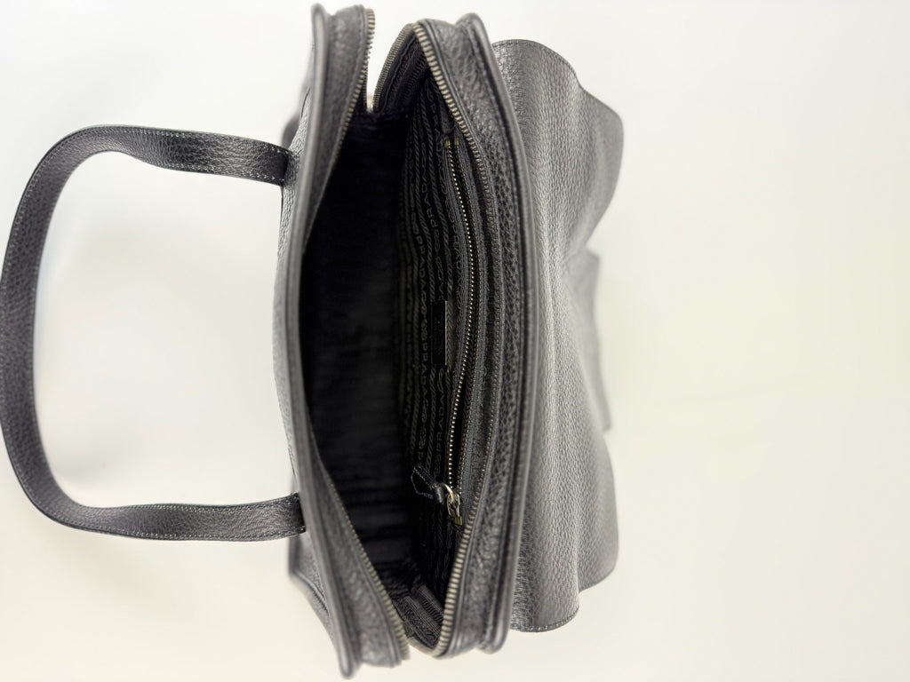 PRADA VITELLO DAINO TRIPLE BOW TOTE