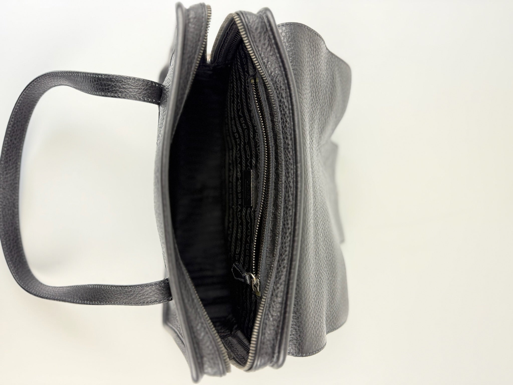 PRADA VITELLO DAINO TRIPLE BOW TOTE